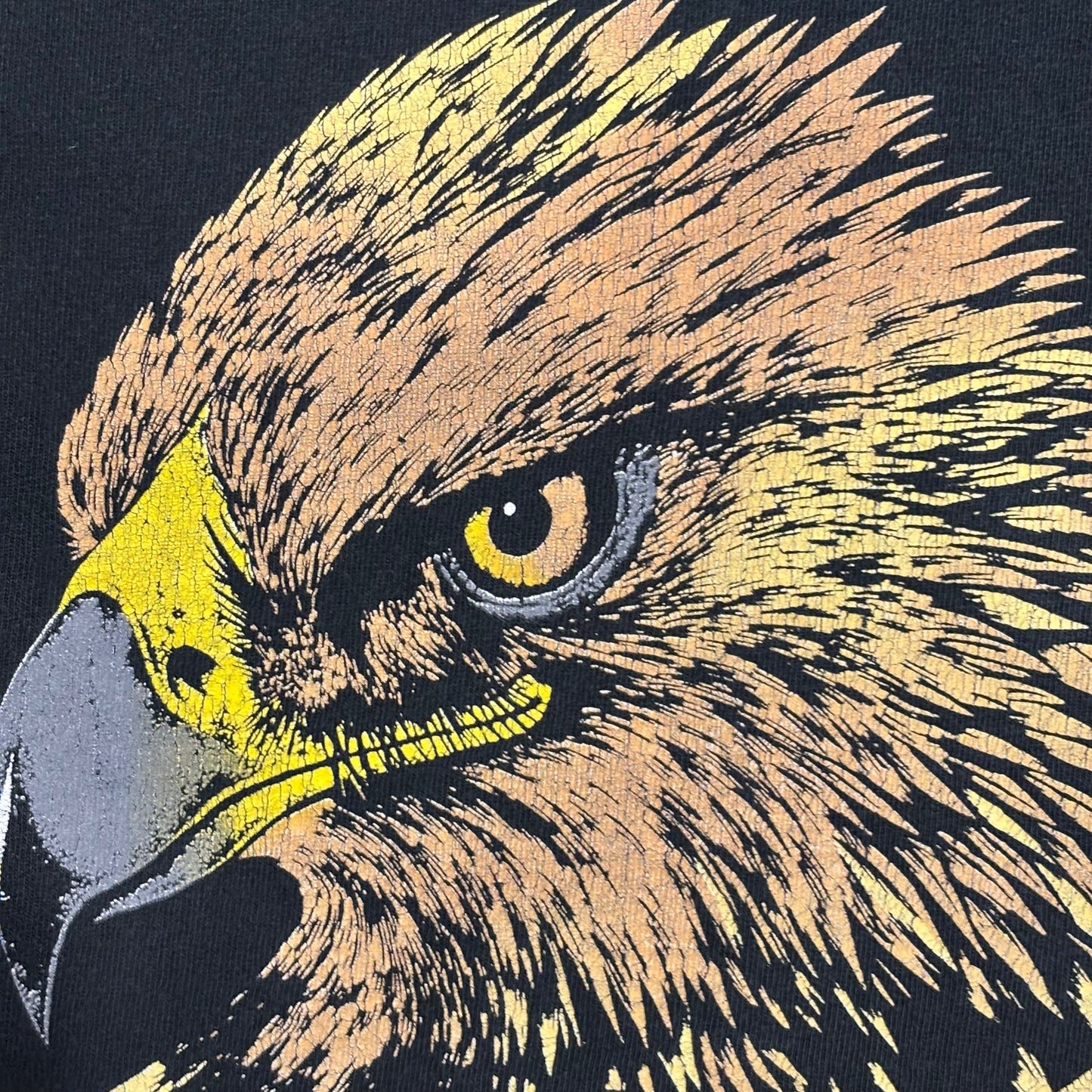 90's Villege Mews JACK DANIEL'S ジャック ダニエル イーグル プリントTシャツ 黒 (L)/B2662T-SO