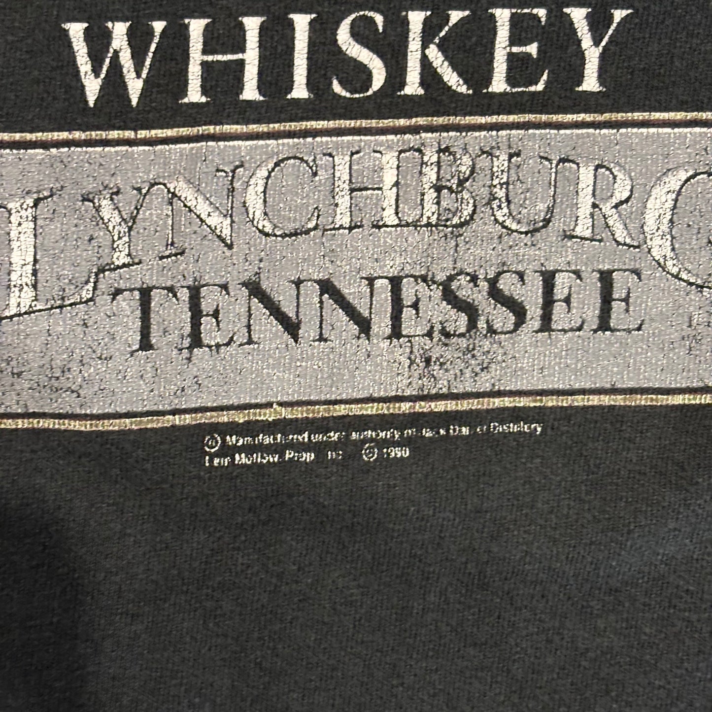 90's Villege Mews JACK DANIEL'S ジャック ダニエル イーグル プリントTシャツ 黒 (L)/B2662T-SO