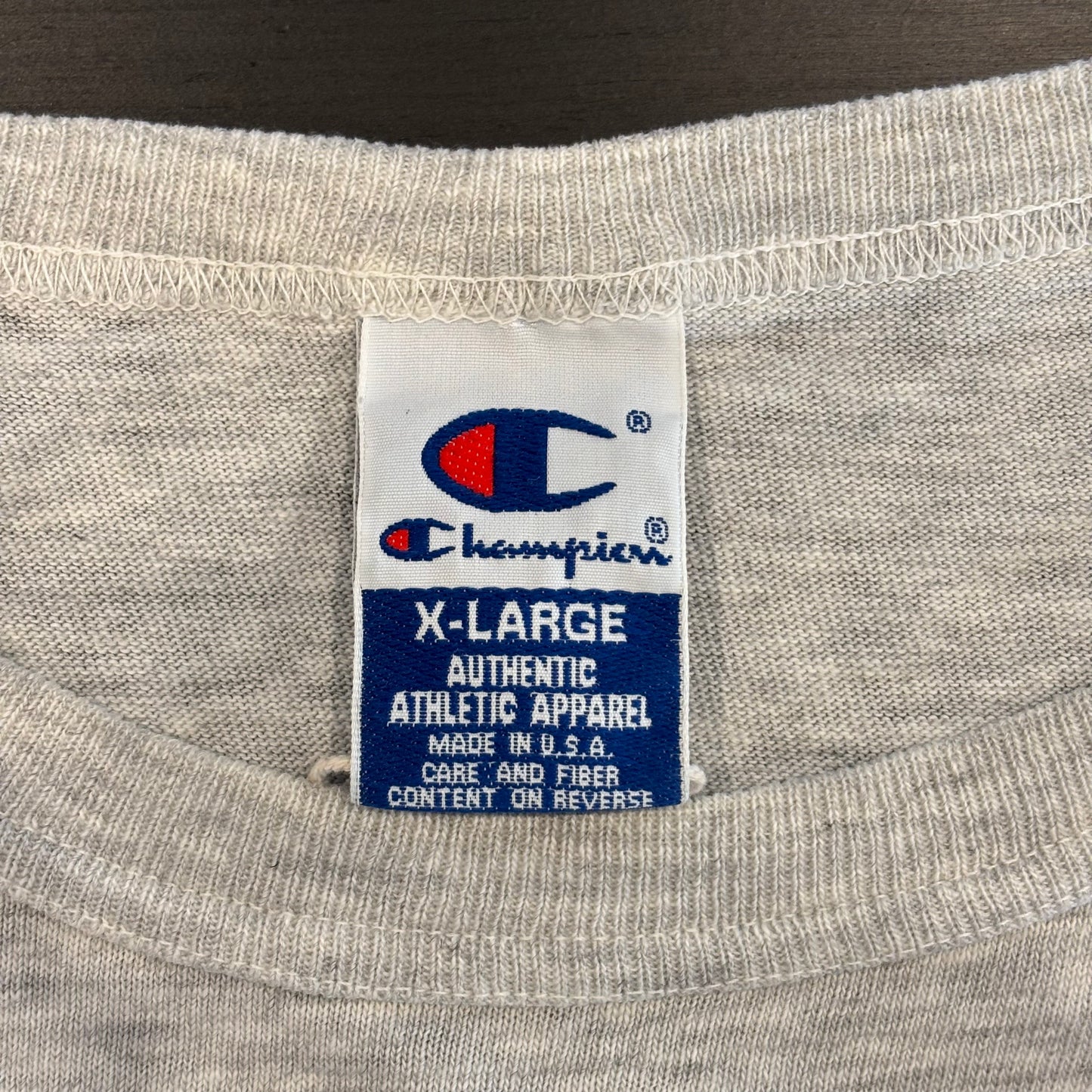 90's Champion 無地Tシャツ 白 (XL)/A2347T-SO