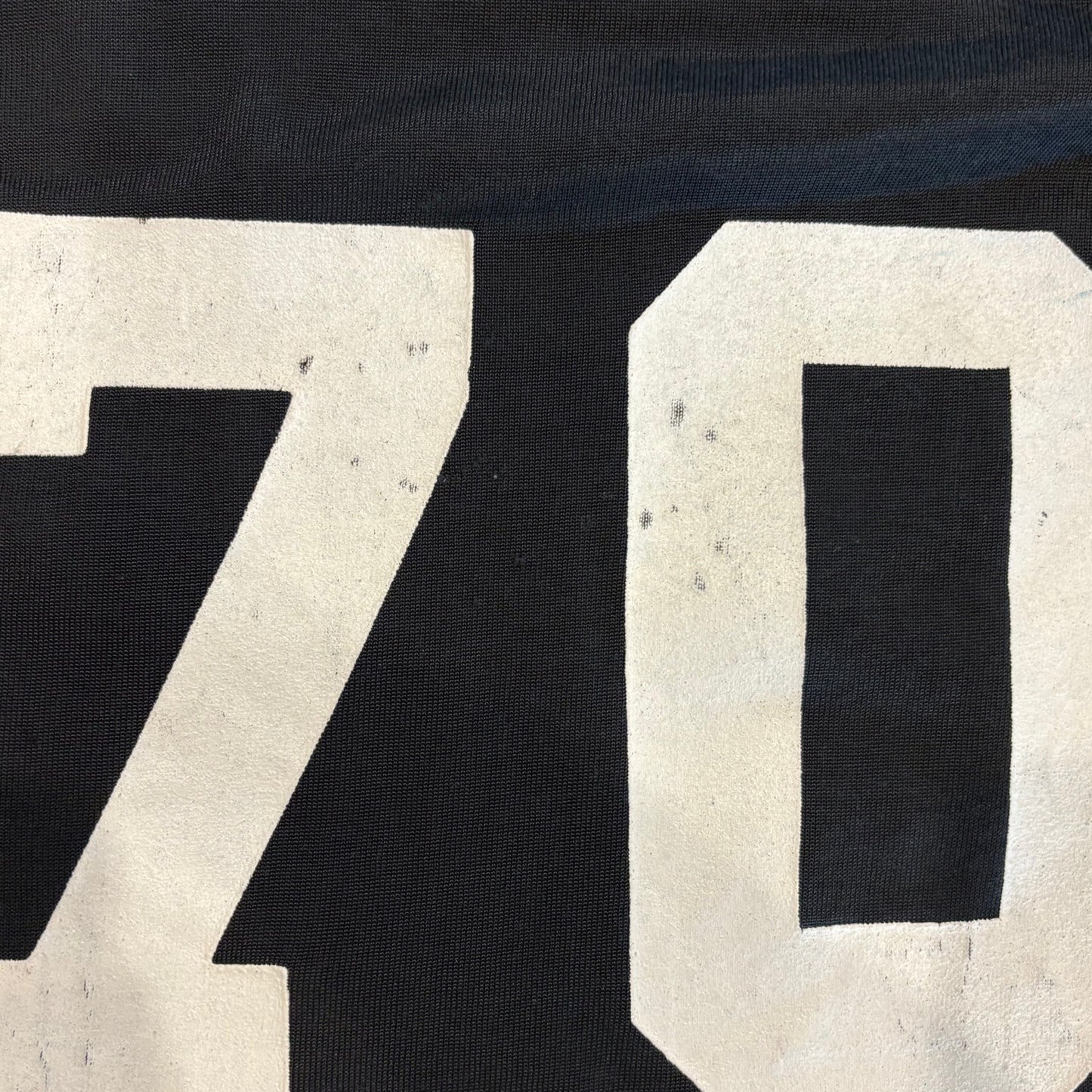 70's Russell Athletic 70 ナンバリングTシャツ 黒 (M)/A7209T-SO