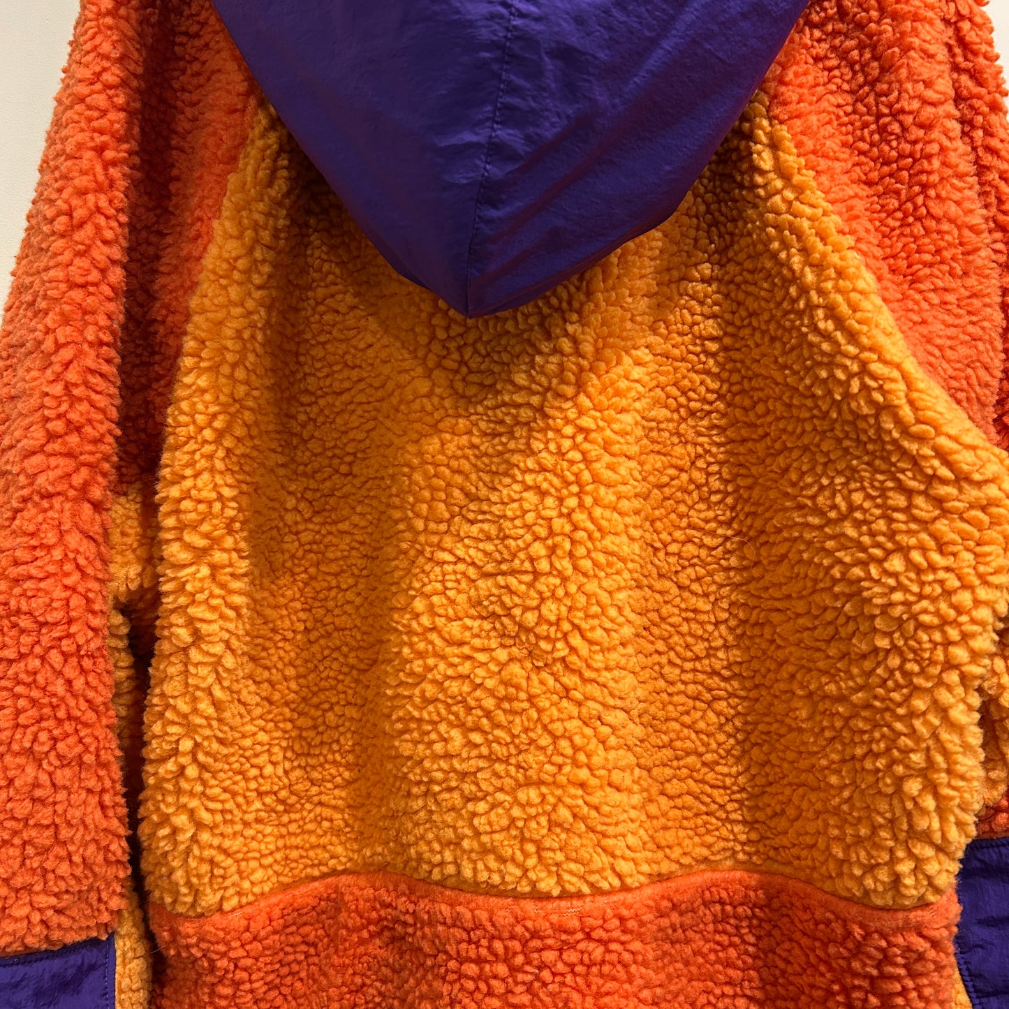 NIKE ハーフジップフリースパーカー オレンジ/パープル(L)/A8884O-SO