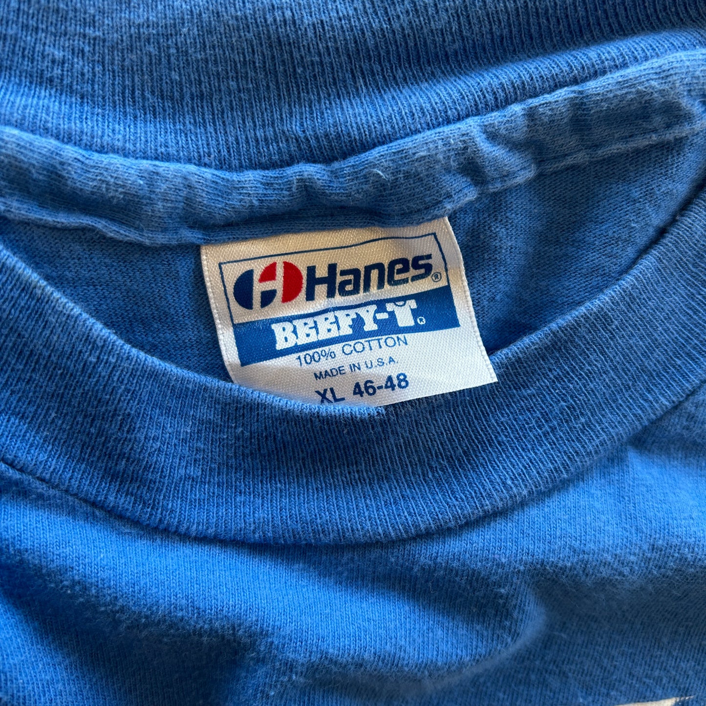 90's Hanes PEPSI ペプシコーラ"Cool Cans"アドバタイジングTシャツ 企業T 青(XL)A7284T-SO