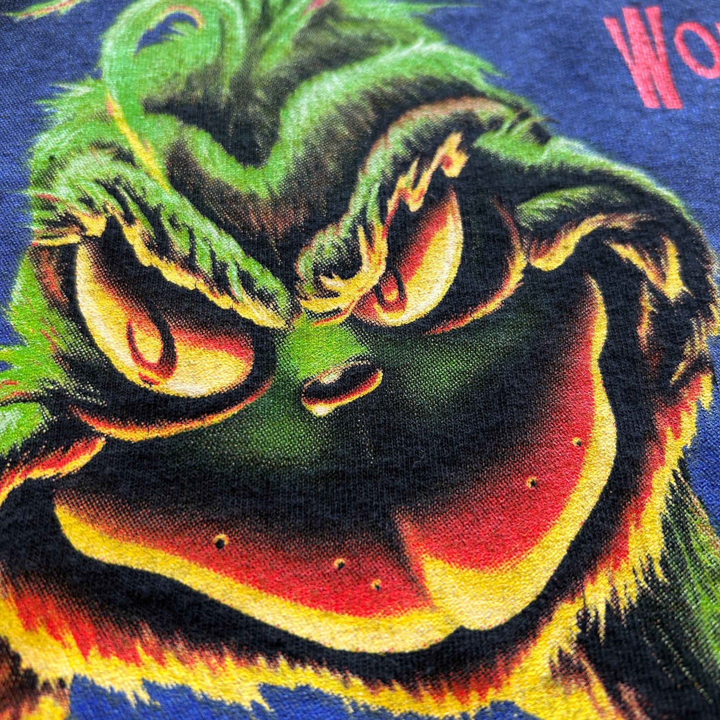 90's Dr.Seuss ドクター・スース グリンチ プリントTシャツ 黒(XL)/B2171T-SO