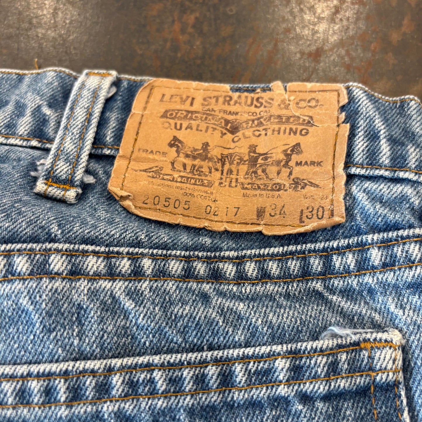 80's Levi's リーバイス 505 オレンジタブ デニム パンツ (W34 L30)/A0382P-SO