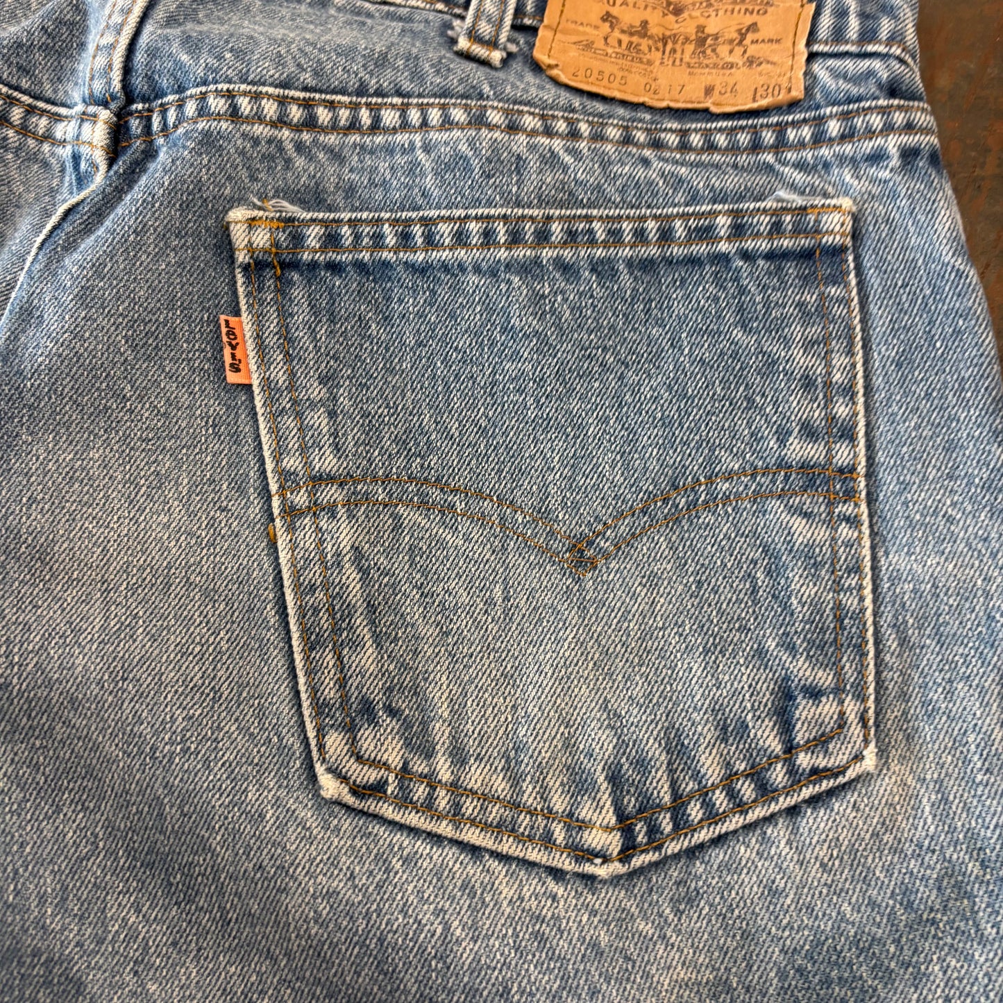 80's Levi's リーバイス 505 オレンジタブ デニム パンツ (W34 L30)/A0382P-SO