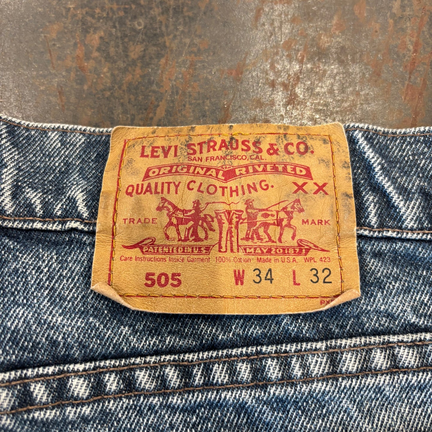 90's Levi's リーバイス 505 デニム パンツ (W34 L32)/A0371P-SO