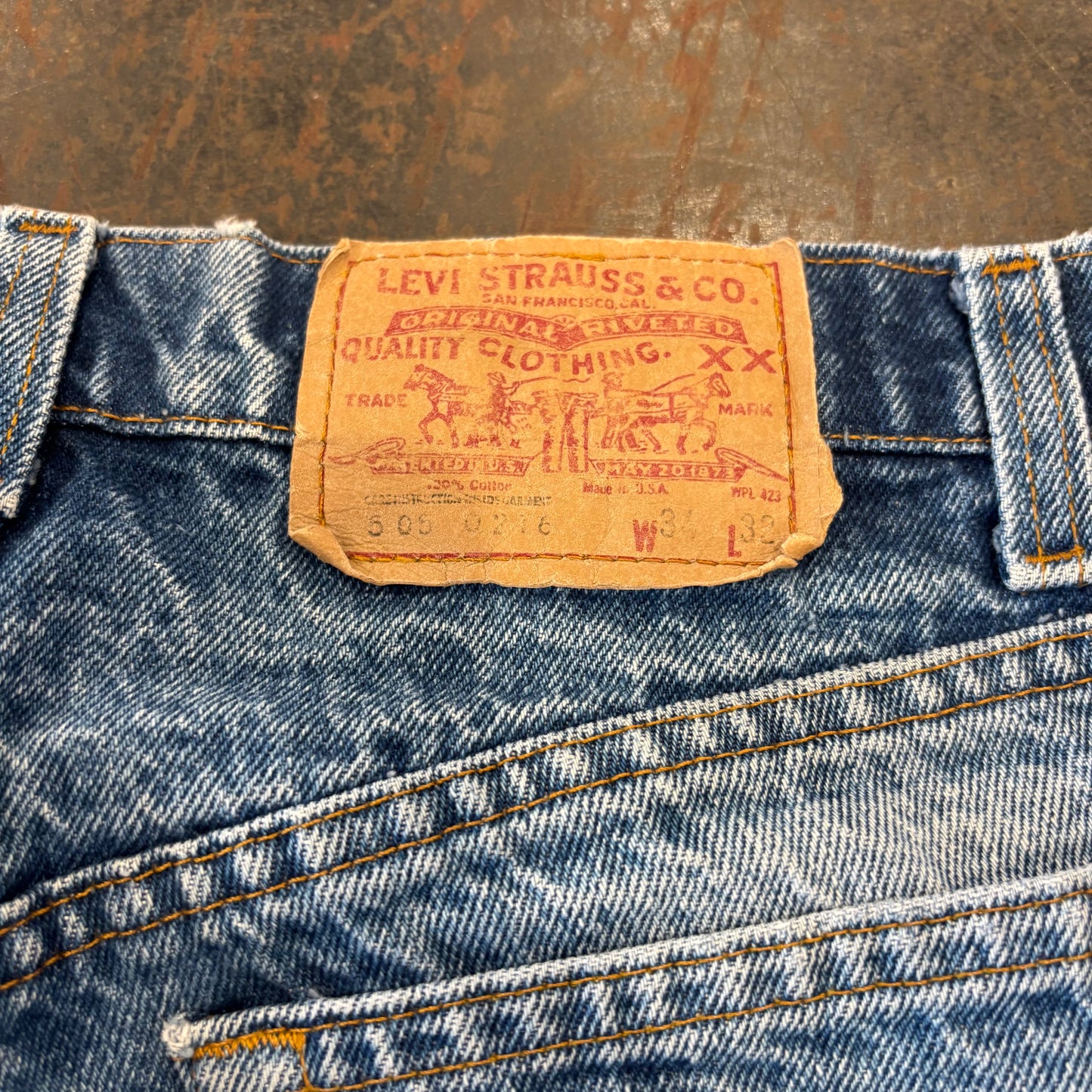 80's Levi's 505 denim デニム パンツ (W34 L32)/A7217P-SO