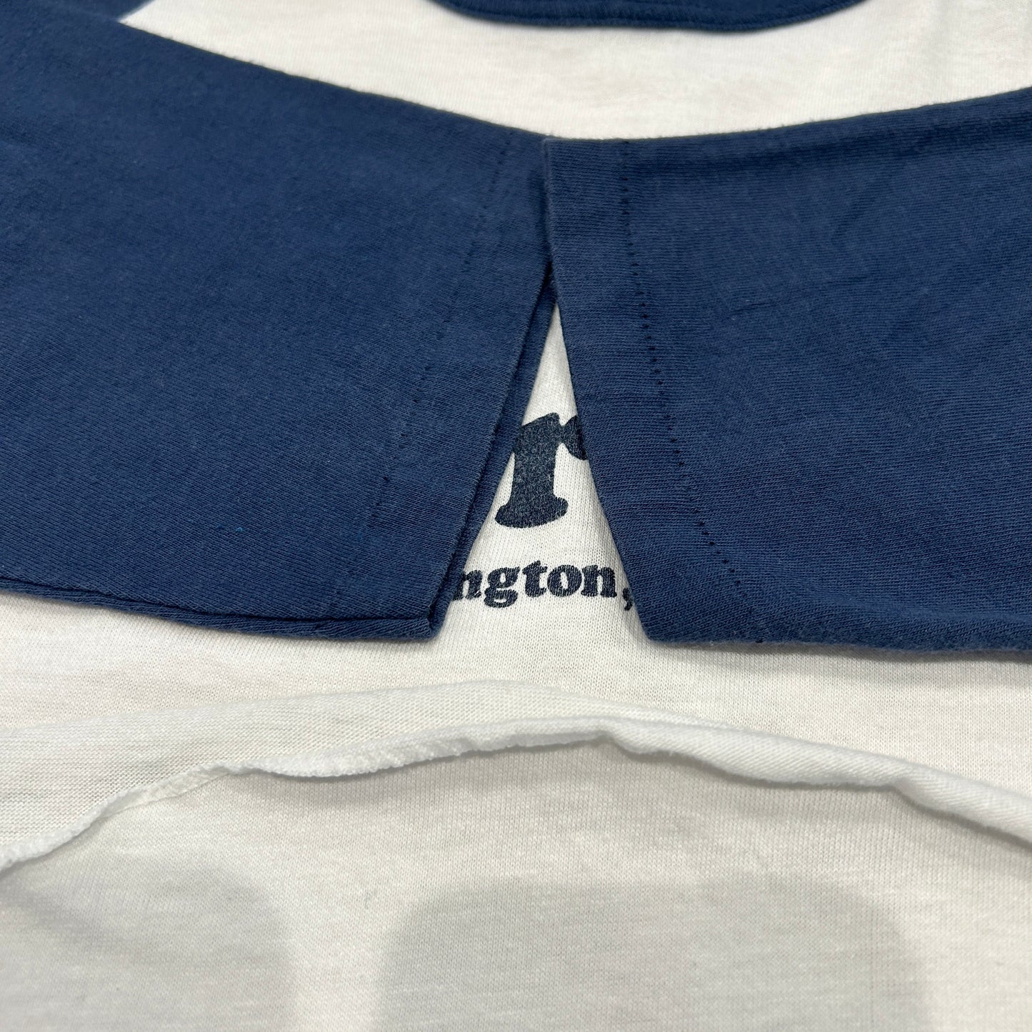 80's "desperado's Washington d.c." ラグラン Tシャツ ホワイト (L)/A6376T-SO