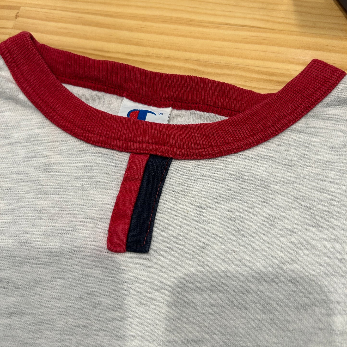 90's champion チャンピオン logo ロゴ Tシャツ チョコチン(XL)/A2346T-SO