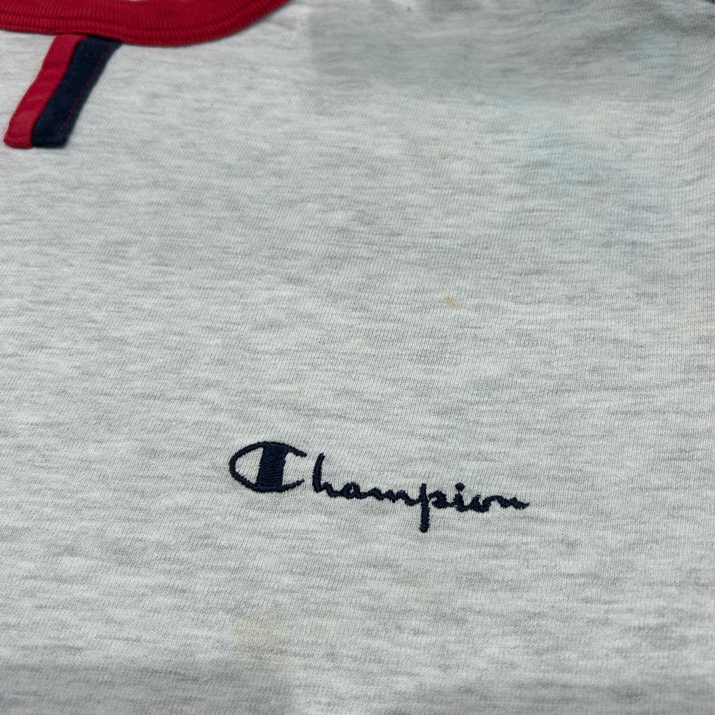 90's champion チャンピオン logo ロゴ Tシャツ チョコチン(XL)/A2346T-SO