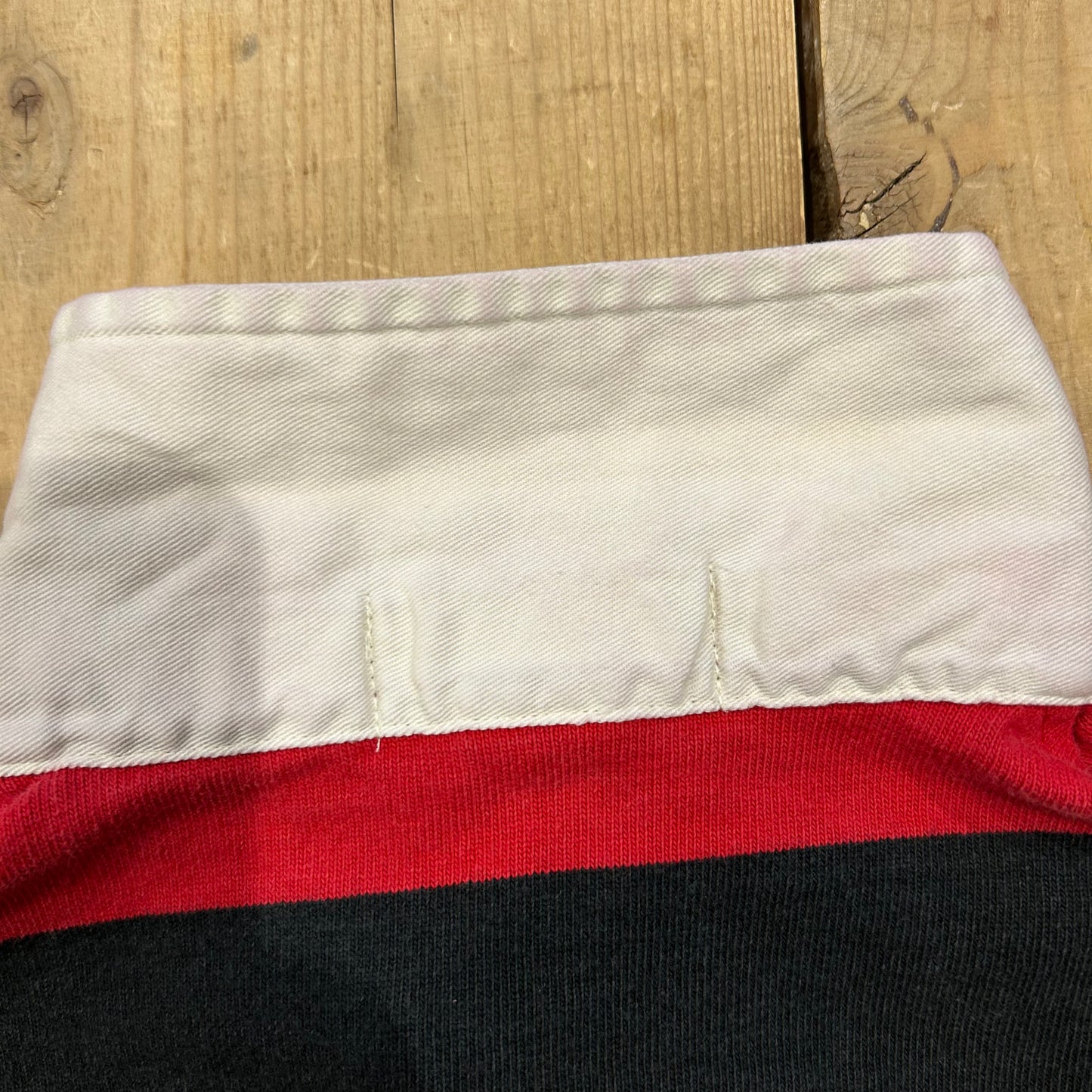 00's Polo by Ralph Lauren ラガーシャツ ボーダー (L)/A4609SH-SO