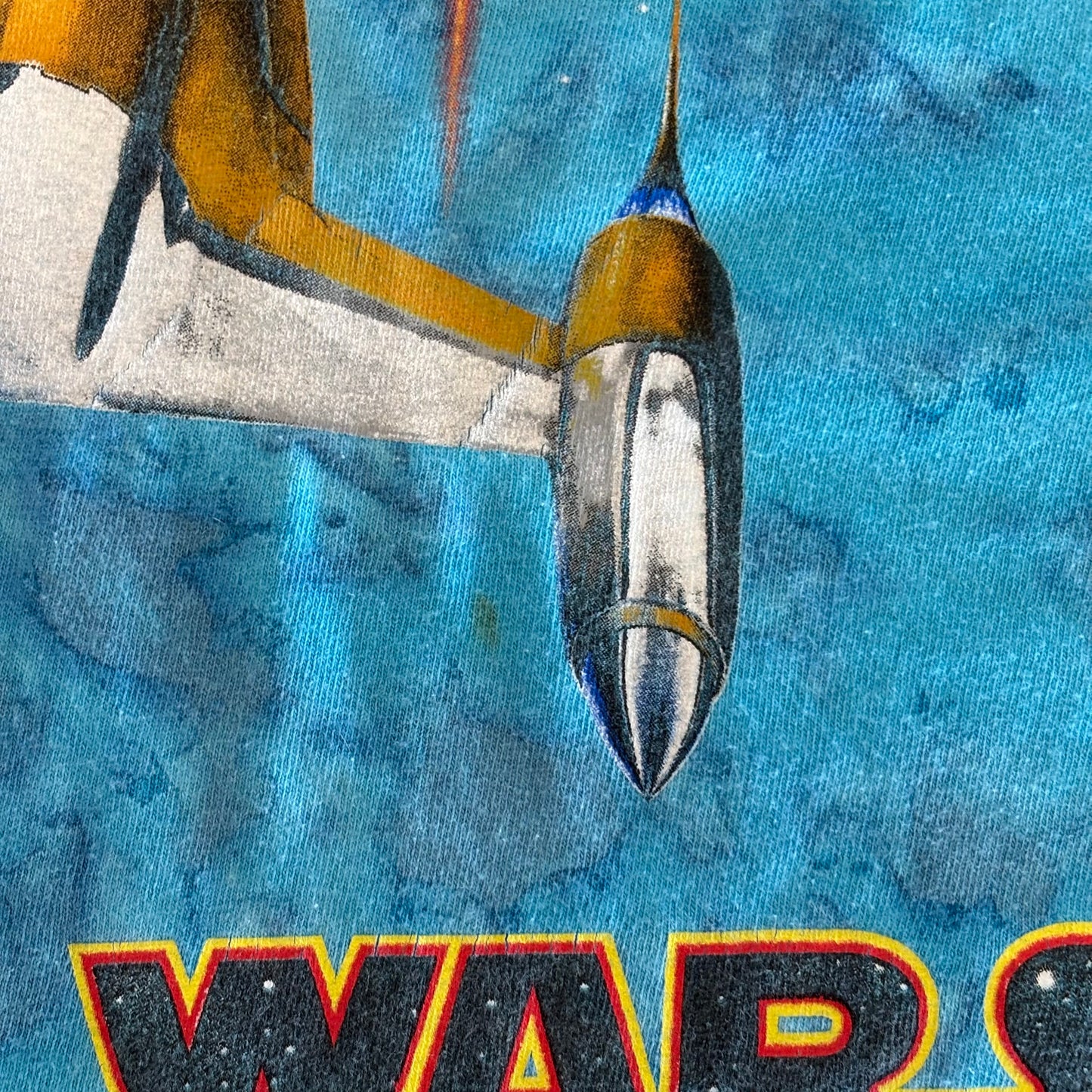 00's STAR WARS EP 1 Phantom Menace スターウォーズ Tシャツ 青水色 (サイズ不明)/B2669T-SO