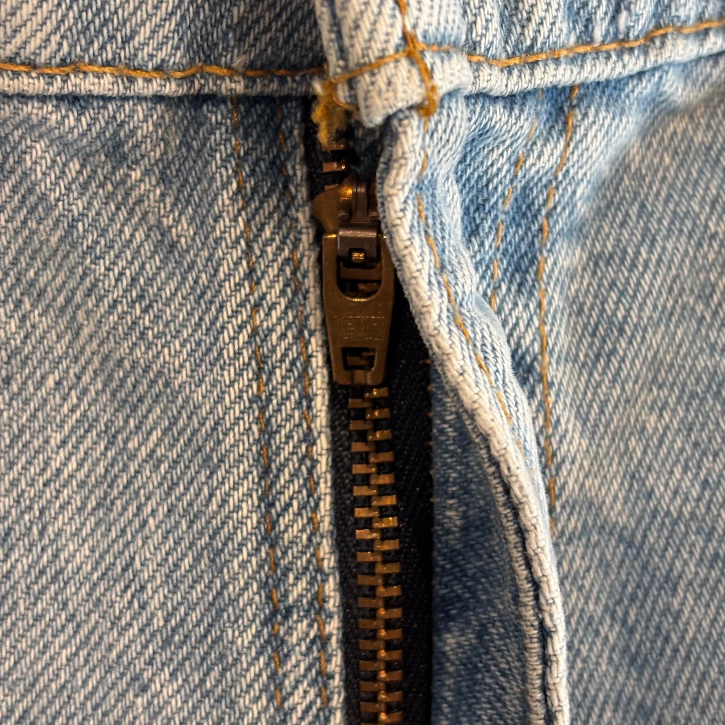 90's Levi's 550 USA製 リーバイス ショーツ ハーフパンツ オレンジタブ 薄青 (W36)/B2097P-SO