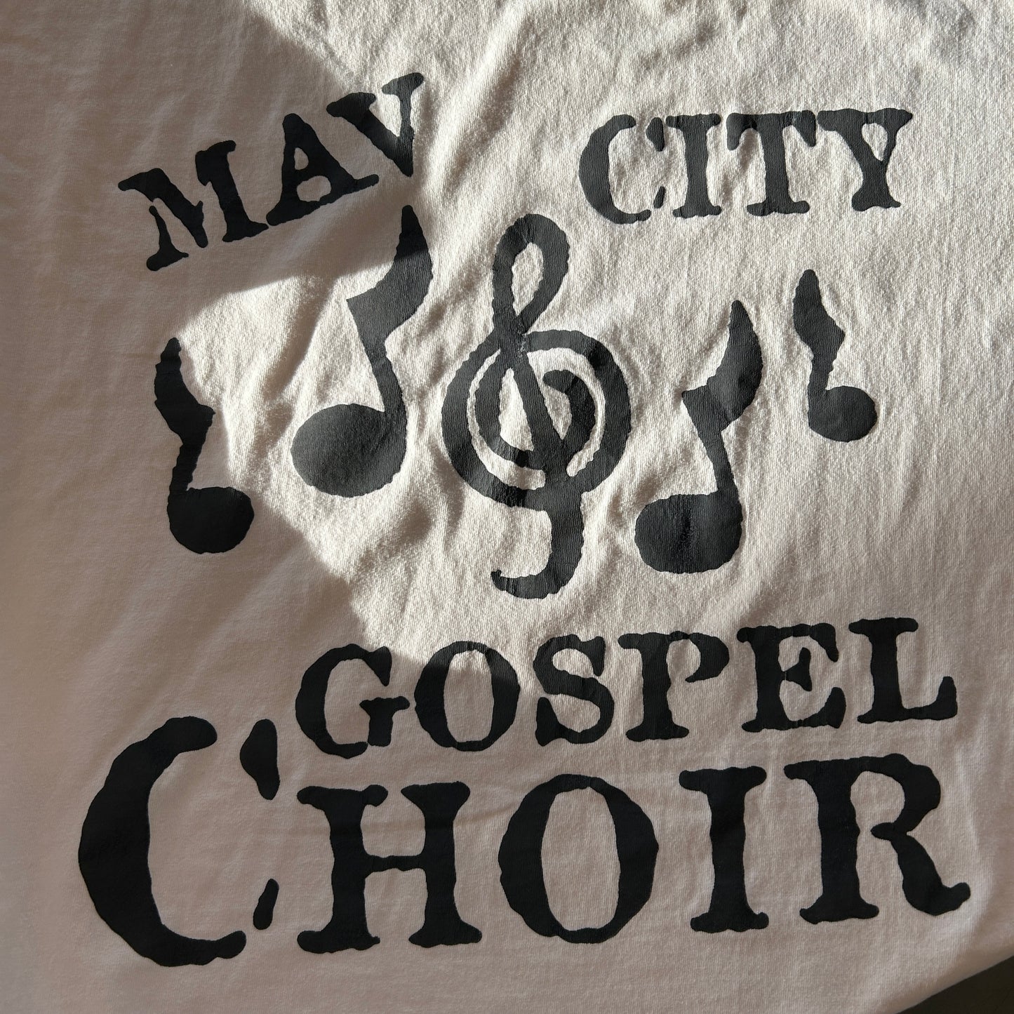 00's Maverick City Gospel Choir ゴスペル合唱団Tシャツ ベージュ/B2755T-SO