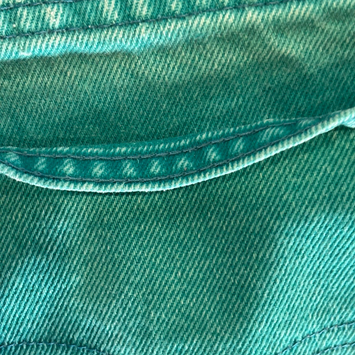 90's Levi's 560 リーバイス USA製 ショーツ ハーフパンツ オレンジタブ 緑 (W38)/B2701P-SO