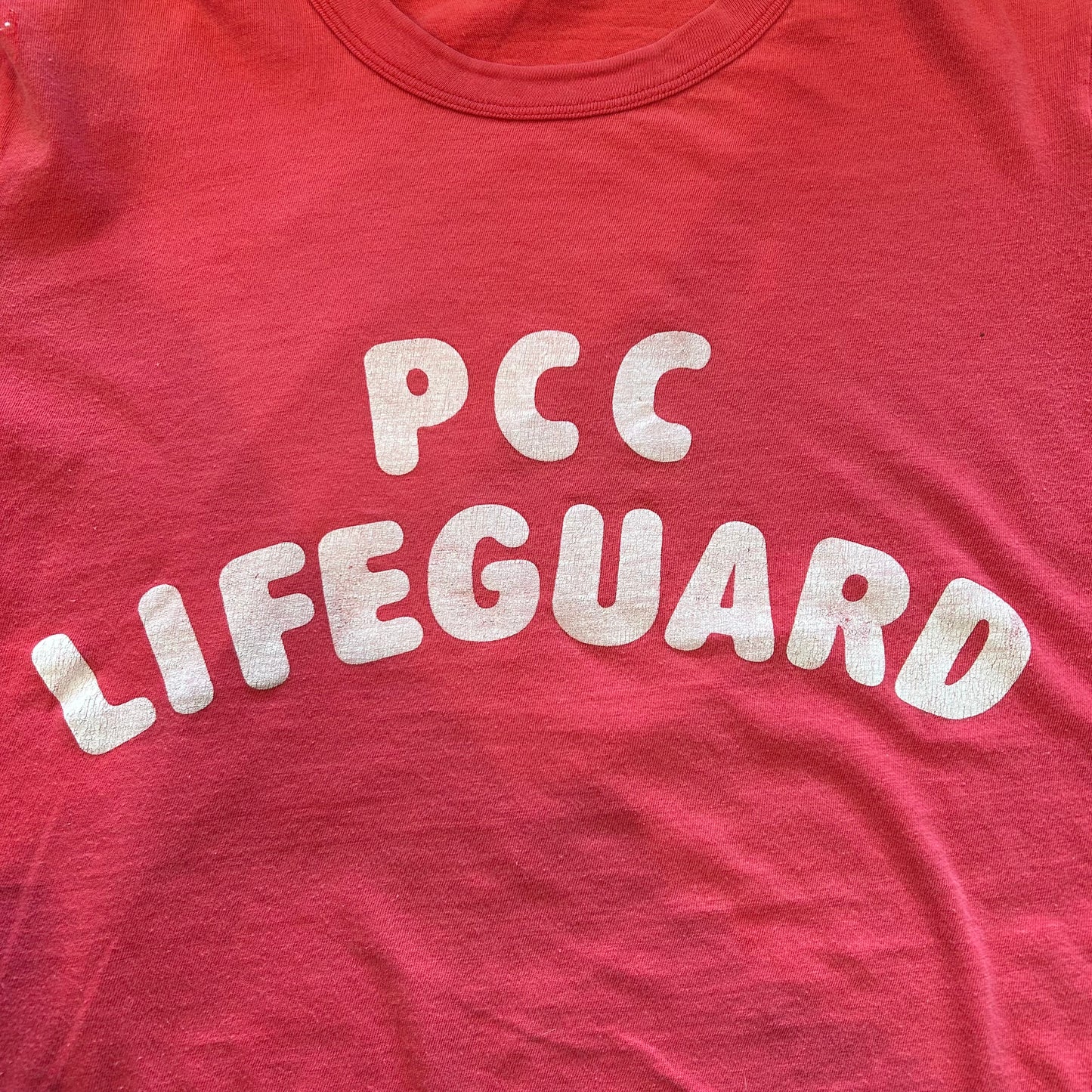 PCC LIFEGUARD プリントTシャツ ピンク/A4126T-SO