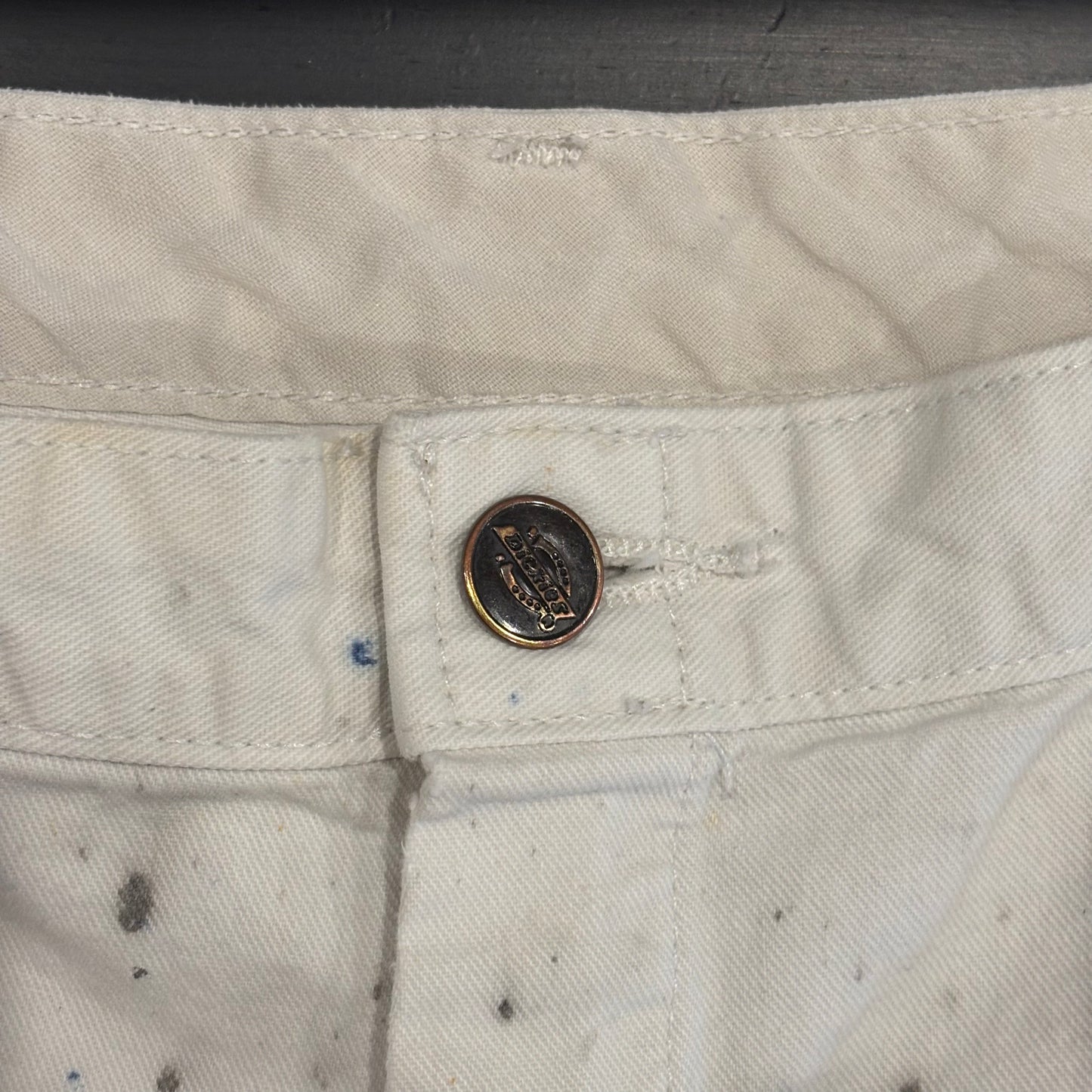 00's Dickies ディッキーズ ペインターショーツ ハーフパンツ 白 (W36)/2246P-SO