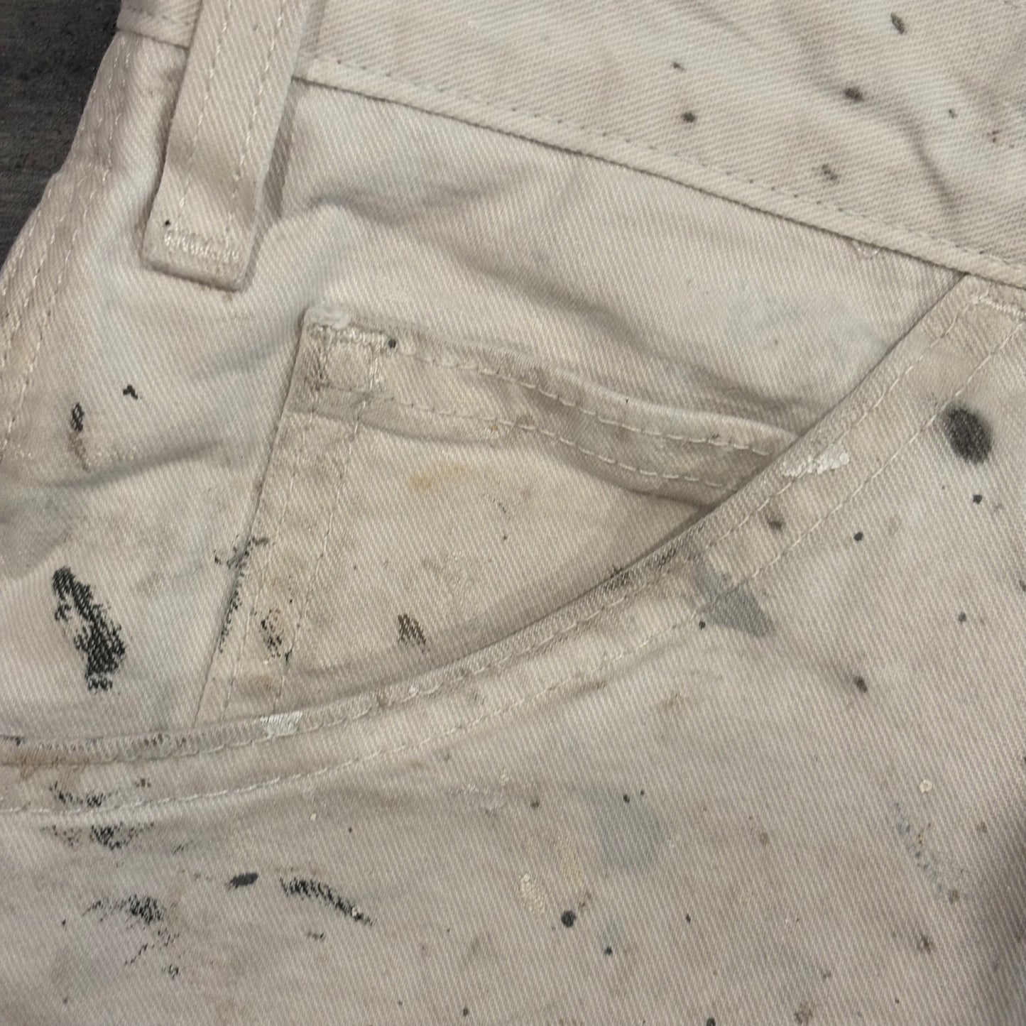 00's Dickies ディッキーズ ペインターショーツ ハーフパンツ 白 (W36)/2246P-SO