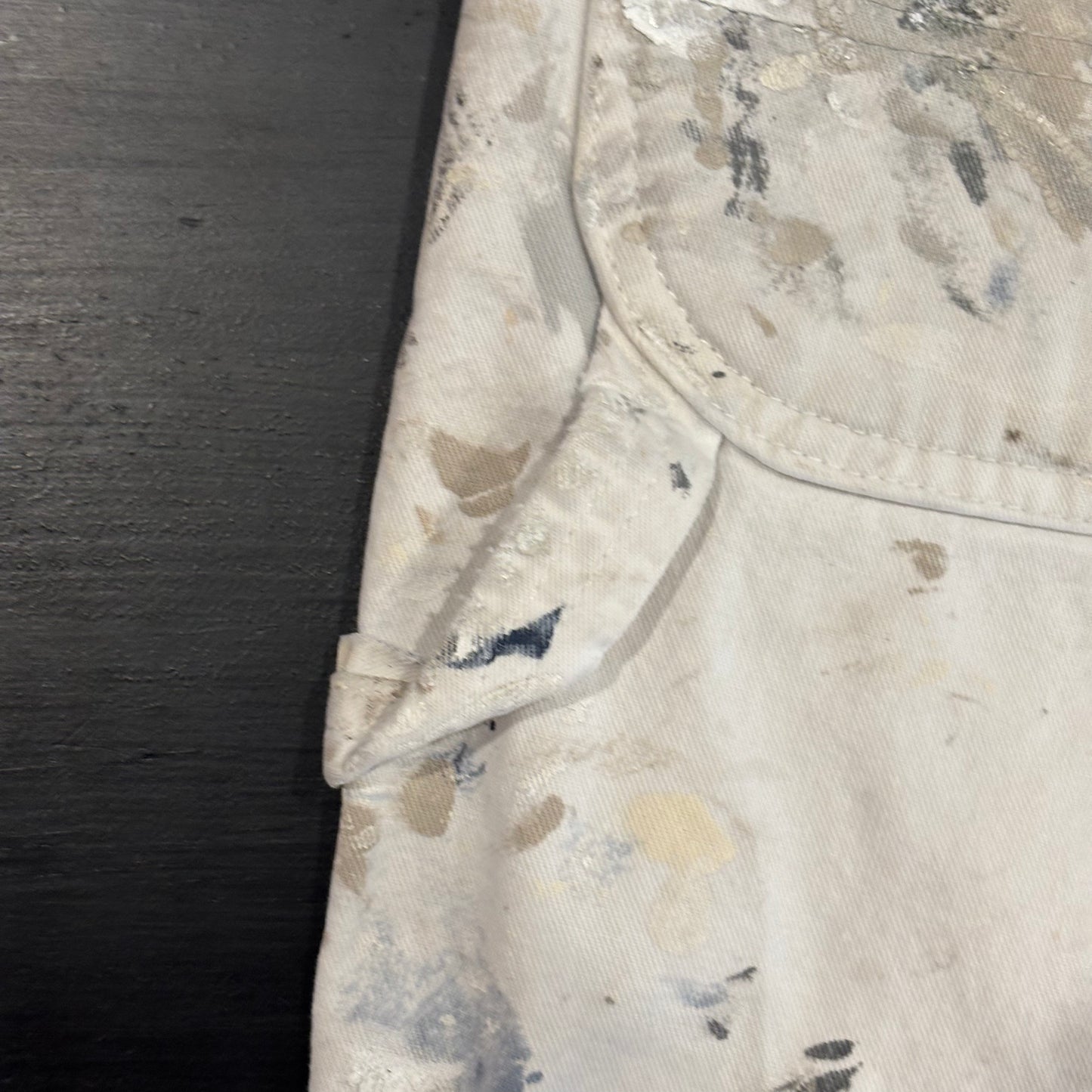 00's Dickies ディッキーズ ペインターショーツ ハーフパンツ 白 (W36)/2246P-SO