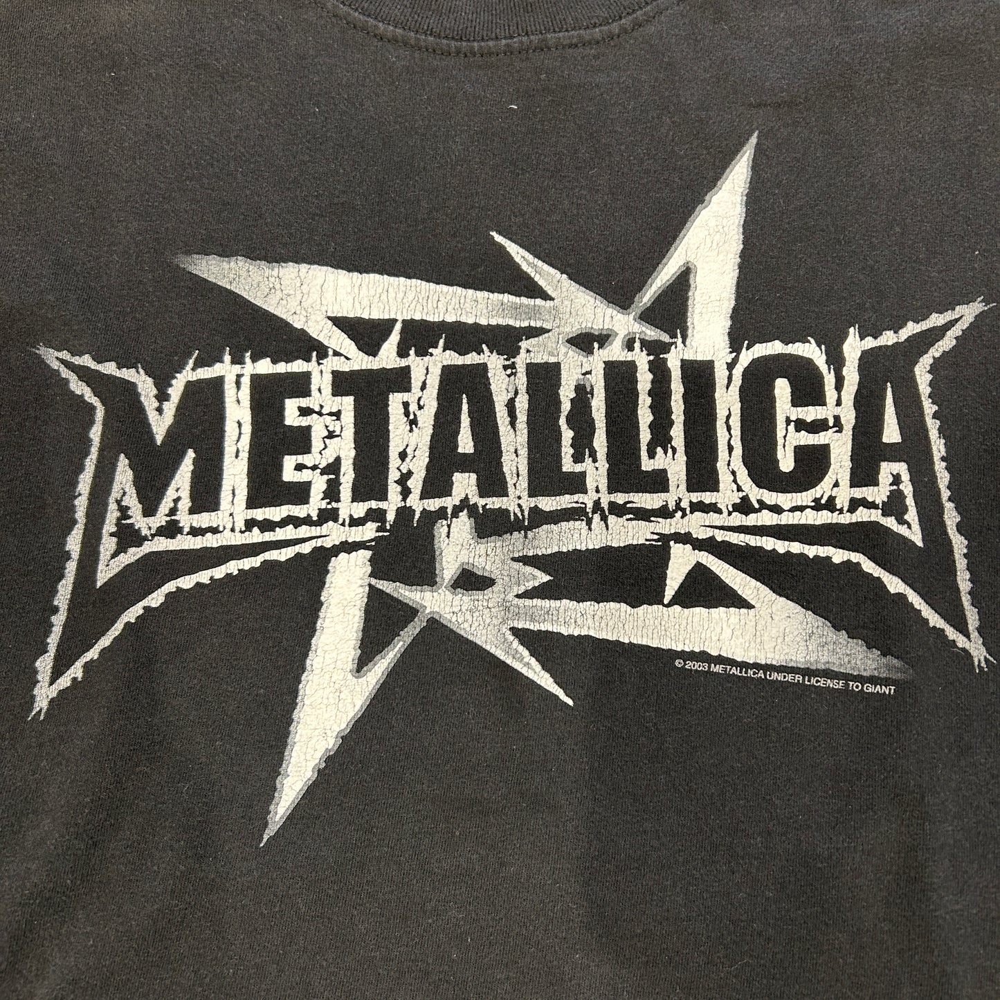 00's Metallica メタリカ ロゴTシャツ 黒/A7308T-SO