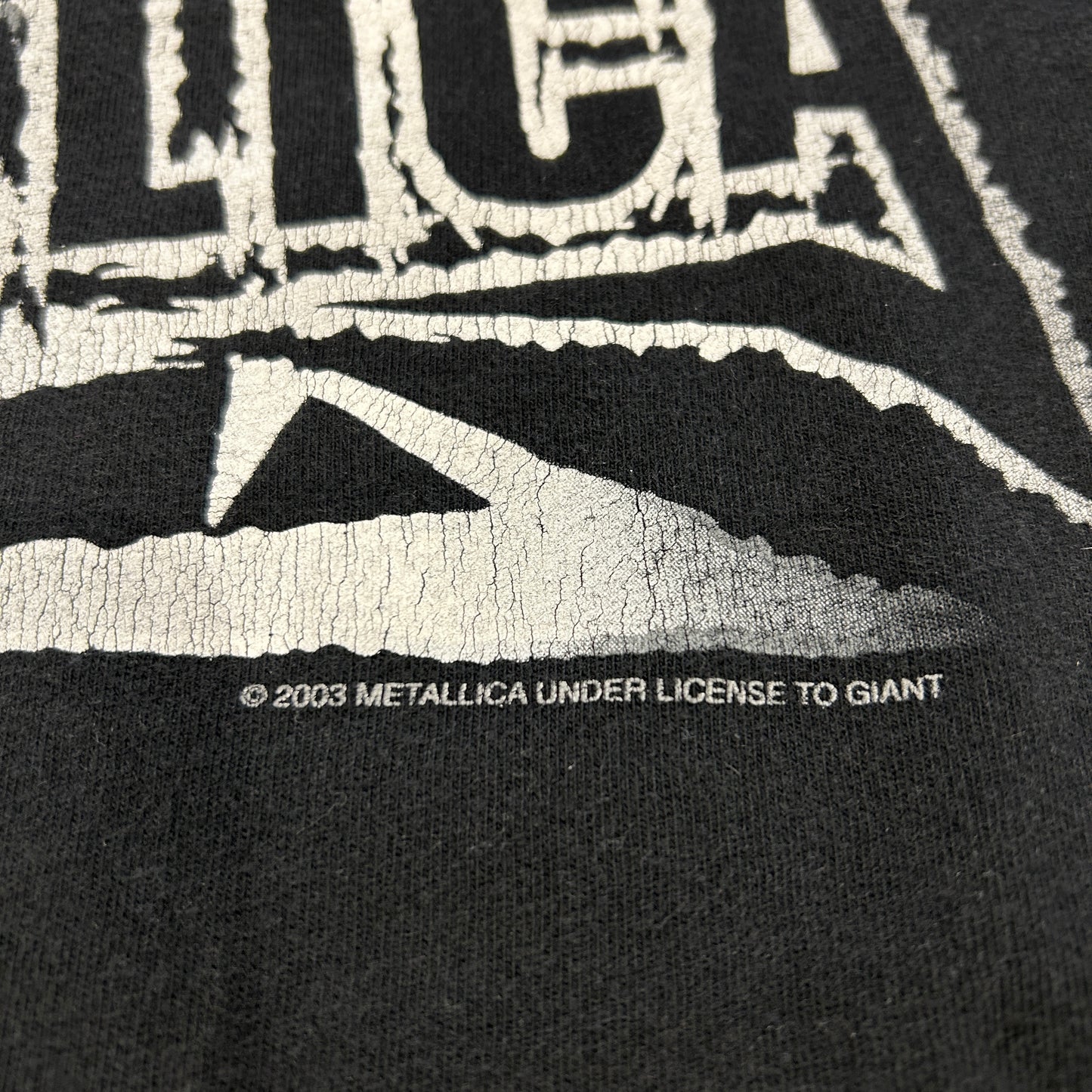 00's Metallica メタリカ ロゴTシャツ 黒/A7308T-SO