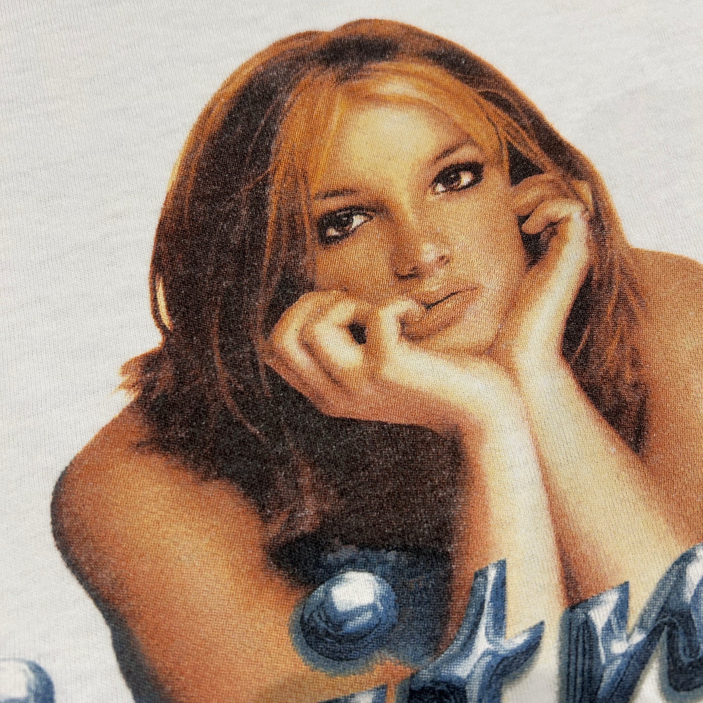 00's Britney Spears ブリトニー・スピアーズ ツアーTシャツ Allsport シングルステッチ 白(M)A6495T-SO