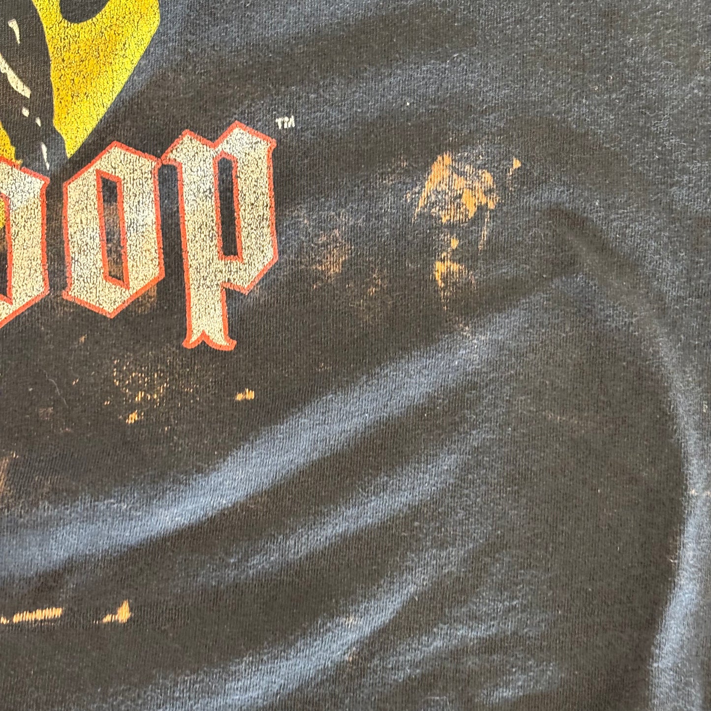 00's Betty Boop Bike Fire ベティブープ キャラクターTシャツ 黒 (XL)/B2711T-SO