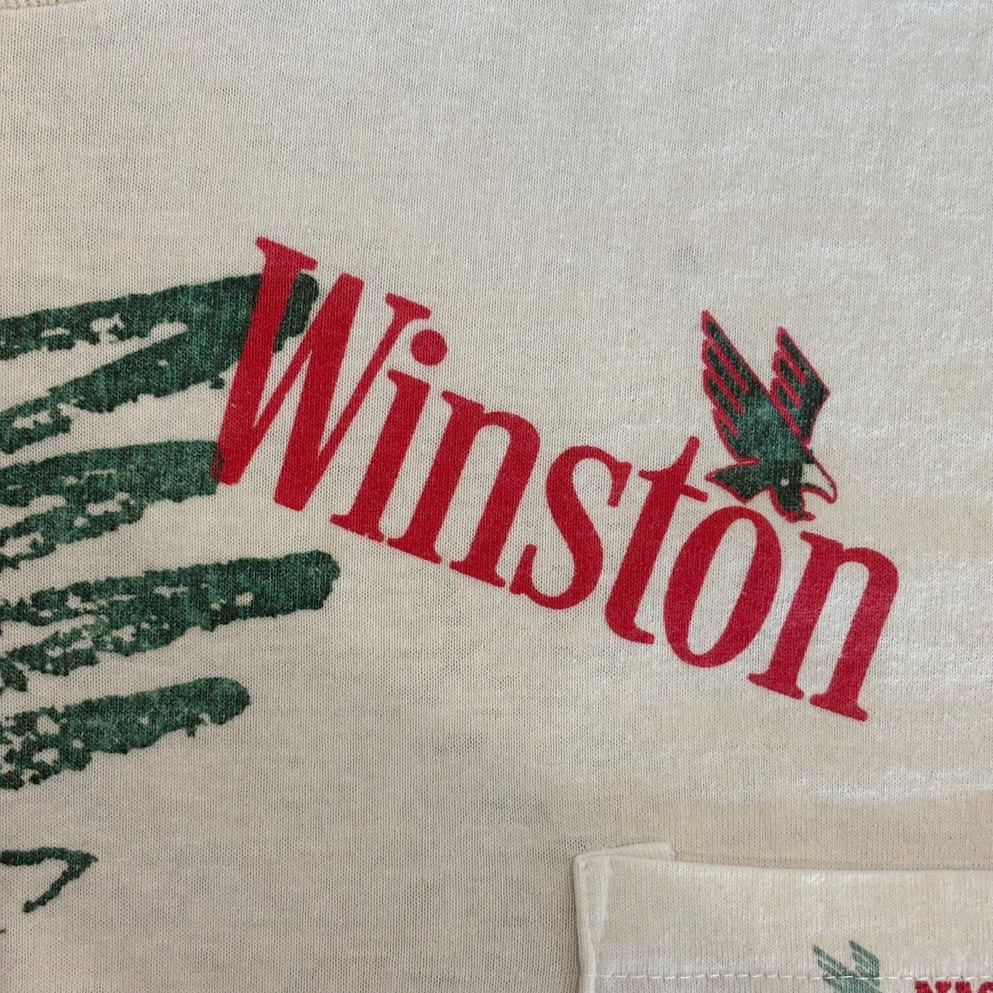 90's Winston Cup Series TALLADEGA 1992 レーシングイベントTシャツ 白 (サイズ不明)/B2710T-SO
