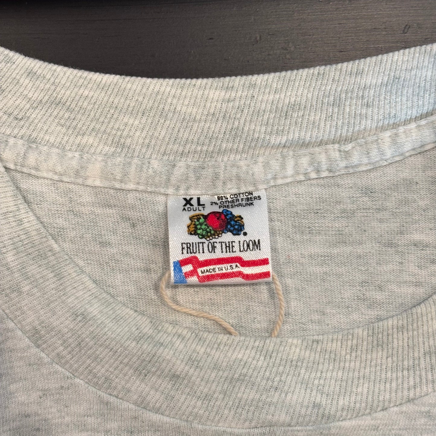 90's FRUIT OF THE LOOM YALE BULLDOGS マスコット カレッジTシャツ 白 (XL)/B2709T-SO