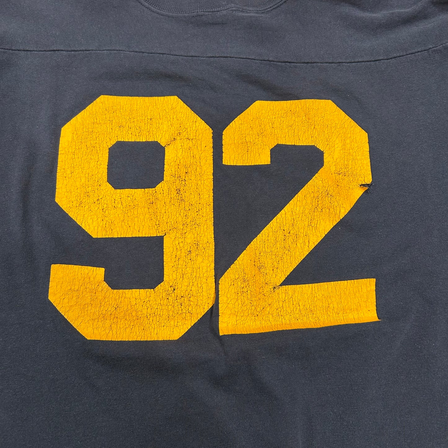 80's Champion フットボールTシャツ (XL)/A6289T-SO