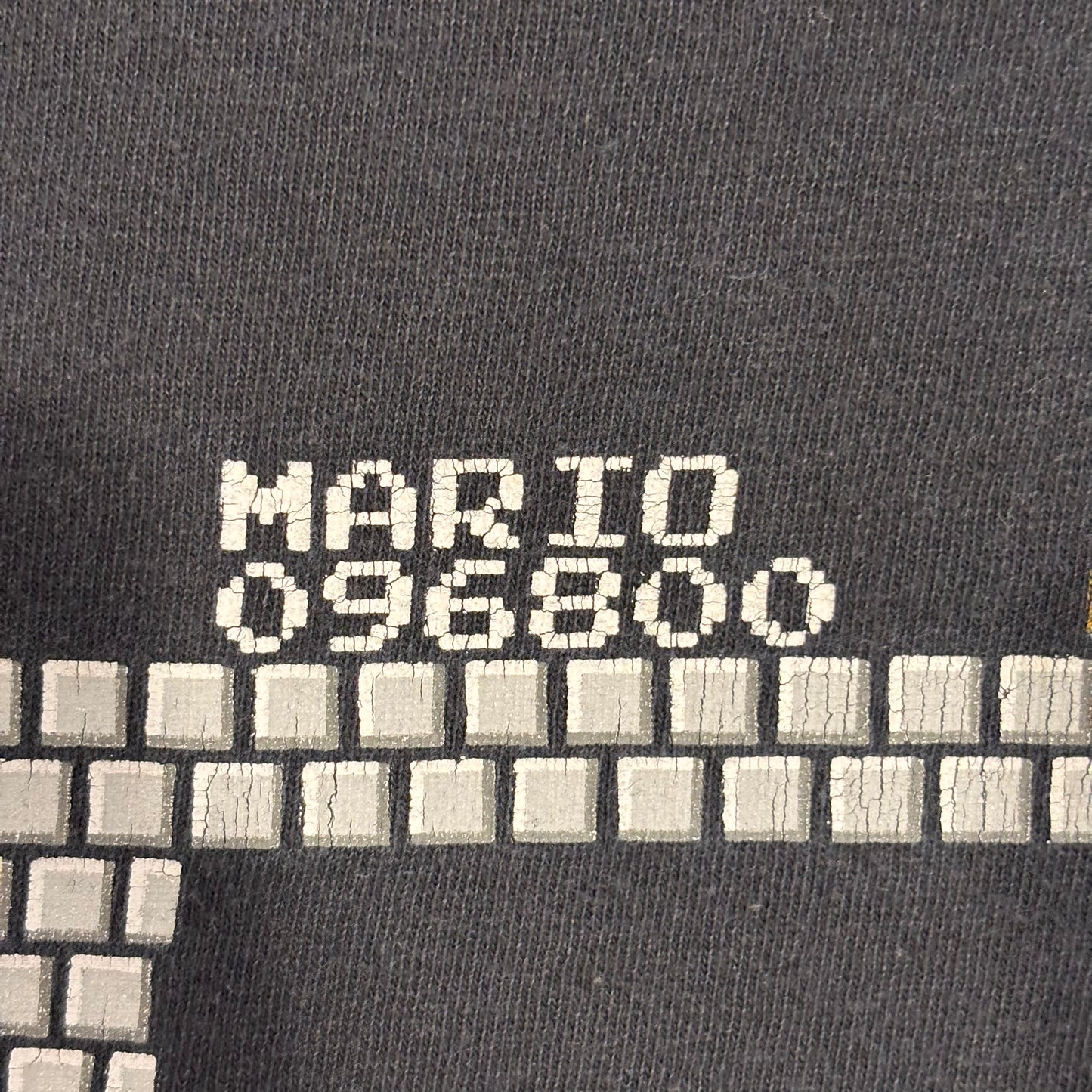 00's DELTS SUPER MARIO Nintendoスーパーマリオ ゲームTシャツ 黒 (L)/B2708T-SO