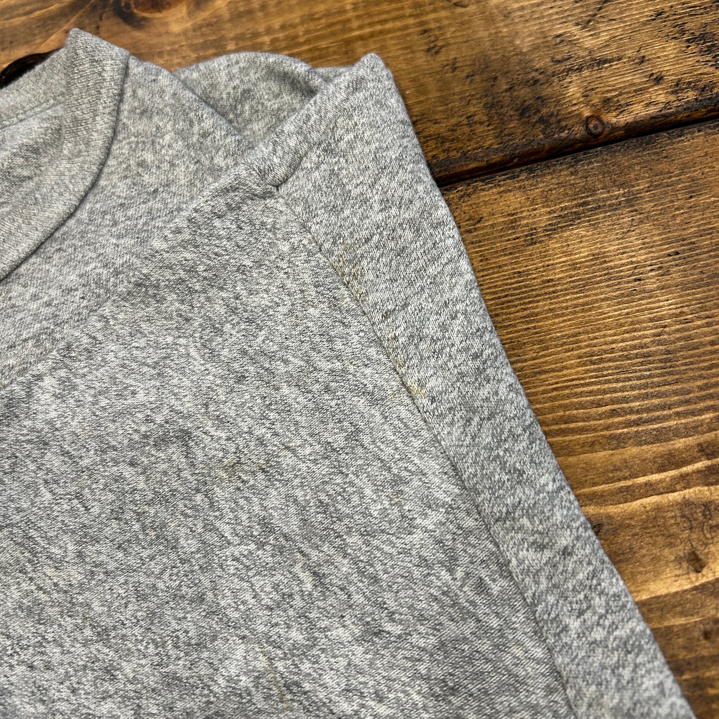 80's L.L.Bean×Champion 88/12 無地Tシャツ ワンツーボディー グレー(XL)/A3956T-SO
