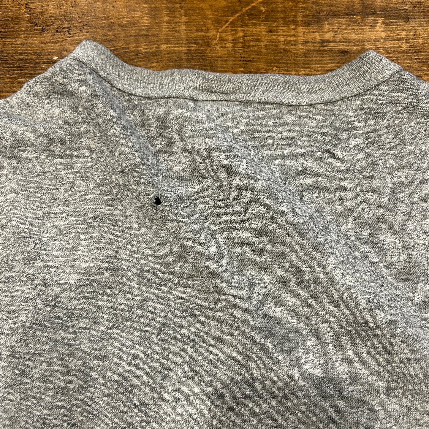 80's L.L.Bean×Champion 88/12 無地Tシャツ ワンツーボディー グレー(XL)/A3956T-SO