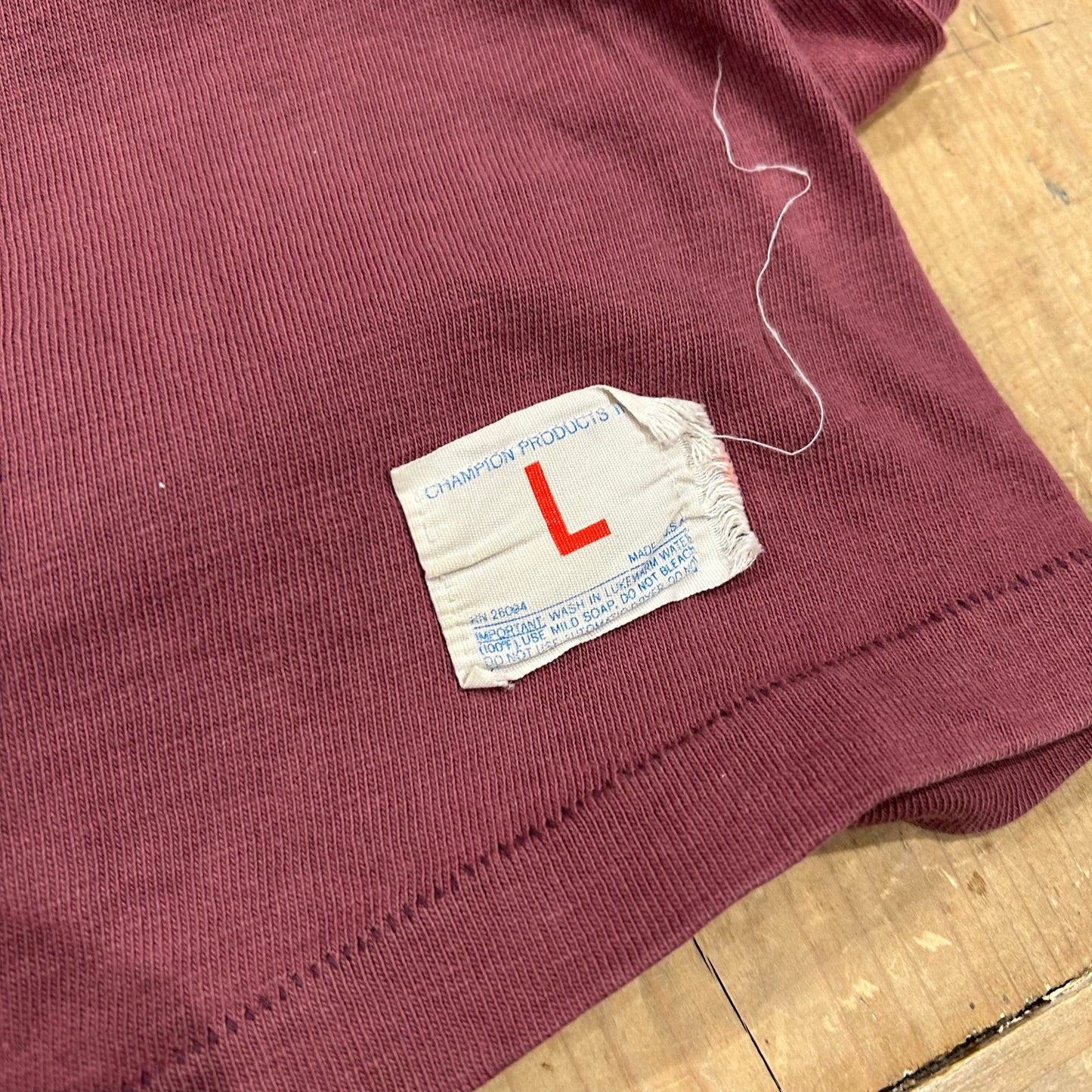 70's Champion フットボールTシャツ MINNESOTA 76(L)/A3984T-SO