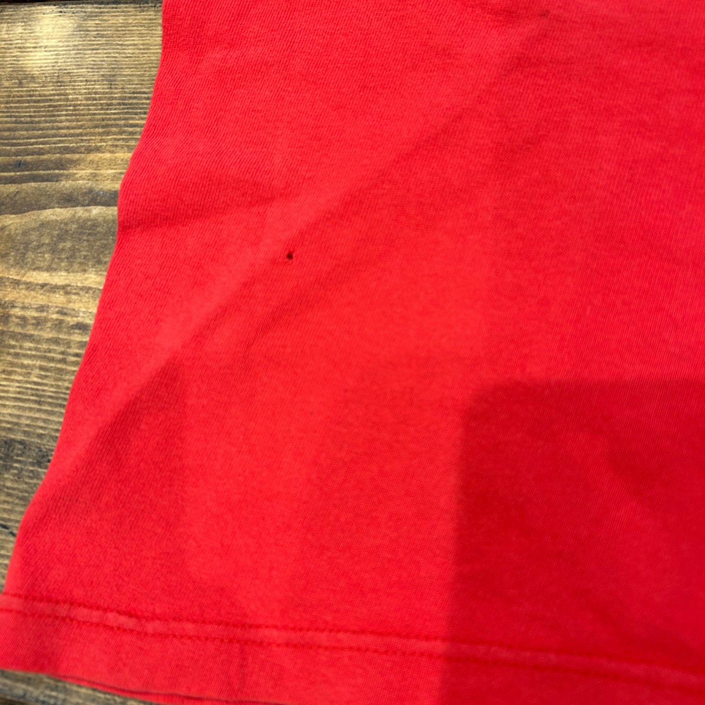 90's Champion MONTCLAIR STATE UNIVERSITY カレッジTシャツ USA製 赤(XL)/A7314T-SO
