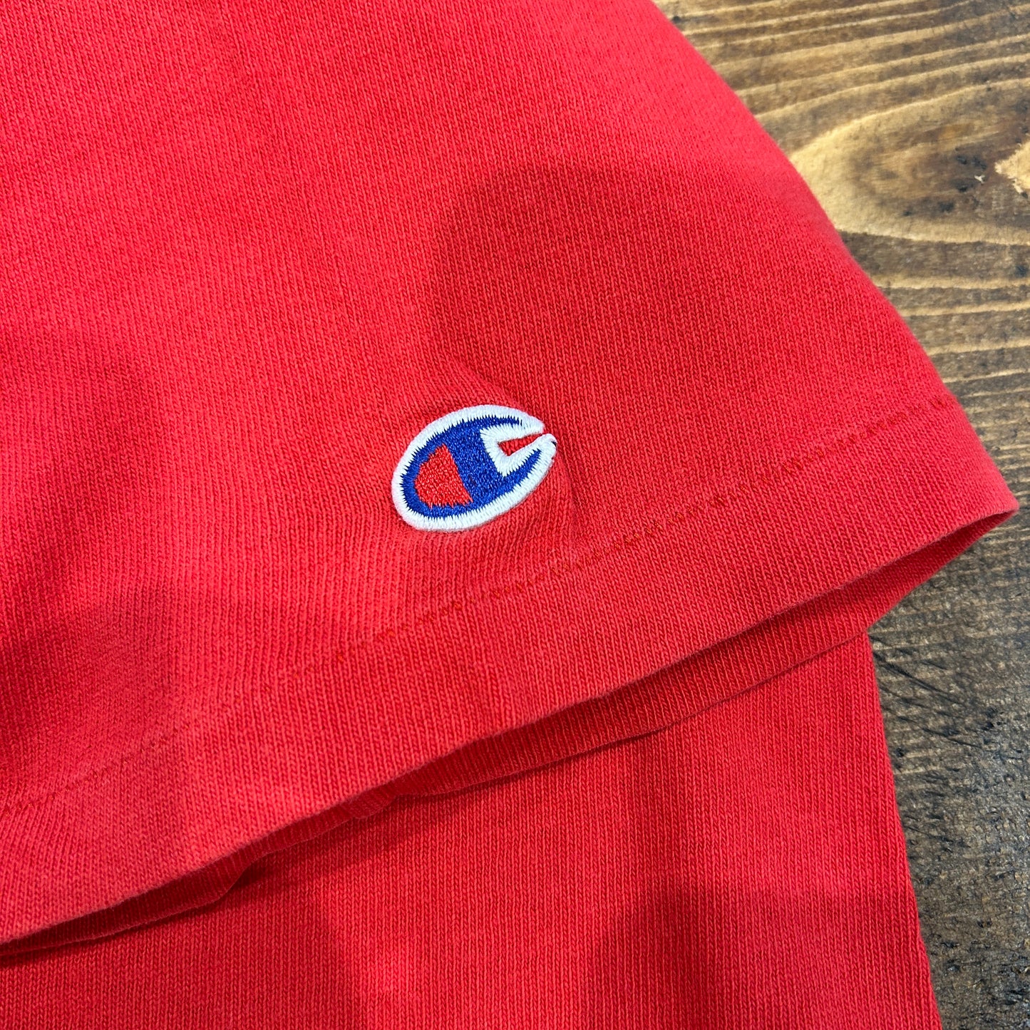90's Champion MONTCLAIR STATE UNIVERSITY カレッジTシャツ USA製 赤(XL)/A7314T-SO