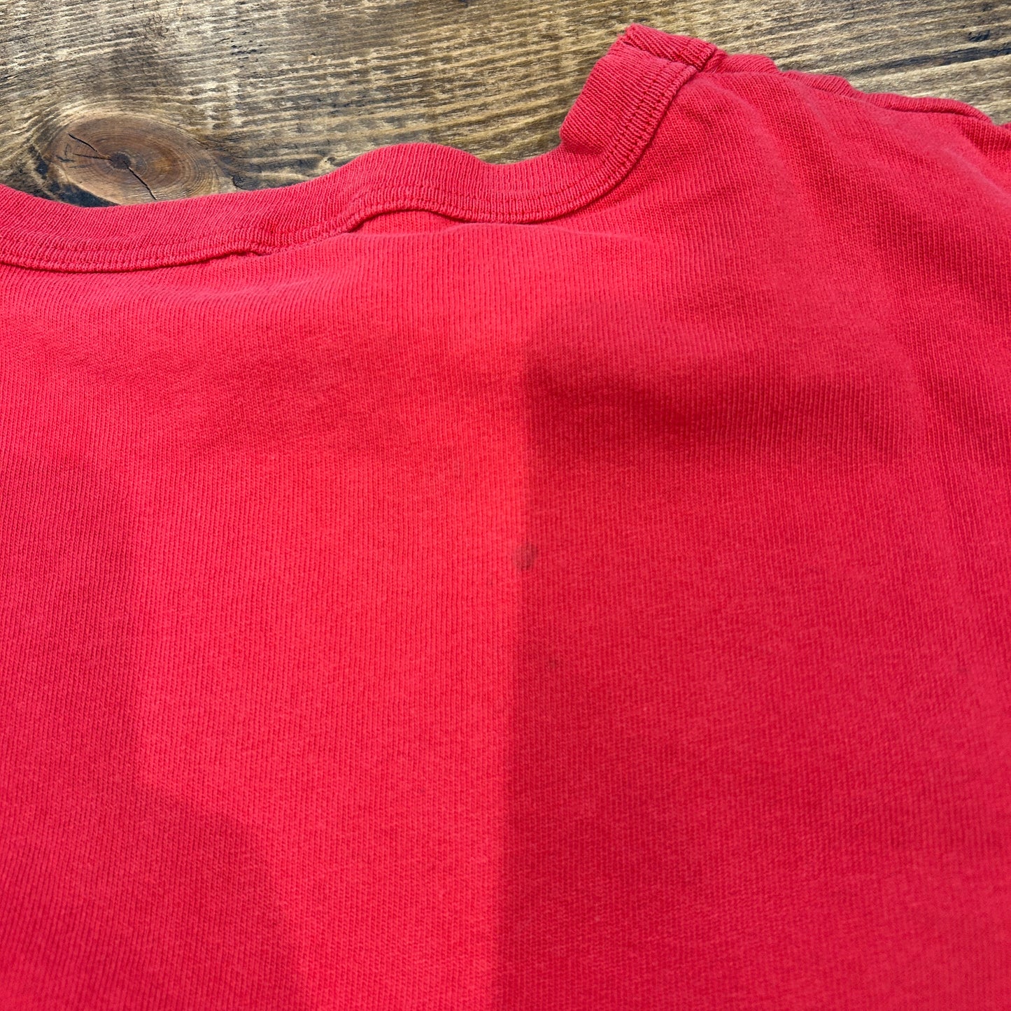 90's Champion MONTCLAIR STATE UNIVERSITY カレッジTシャツ USA製 赤(XL)/A7314T-SO