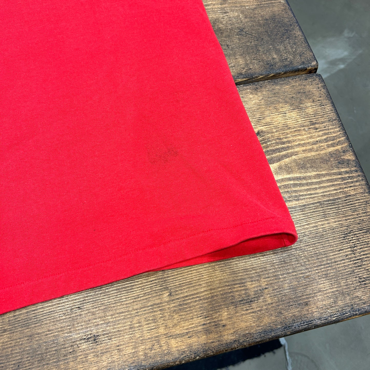 80's Champion チャンピオン OHIO STATE UNIVERSITY カプセル3段 カレッジTシャツ 赤(XL)/A6977T-SO