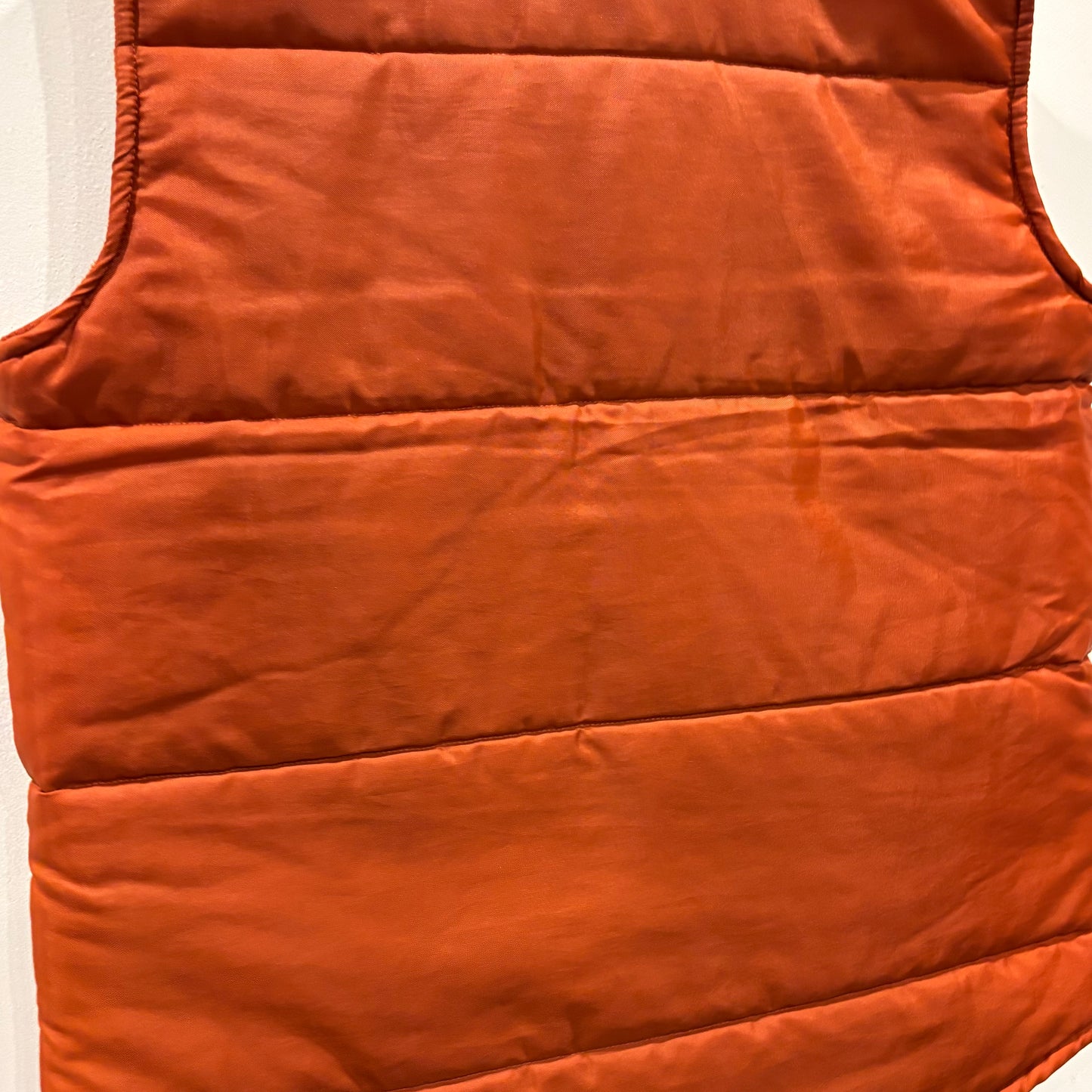 80's Upstream アメリカンオレンジパファーベスト オレンジ (M)/A9612V-SO