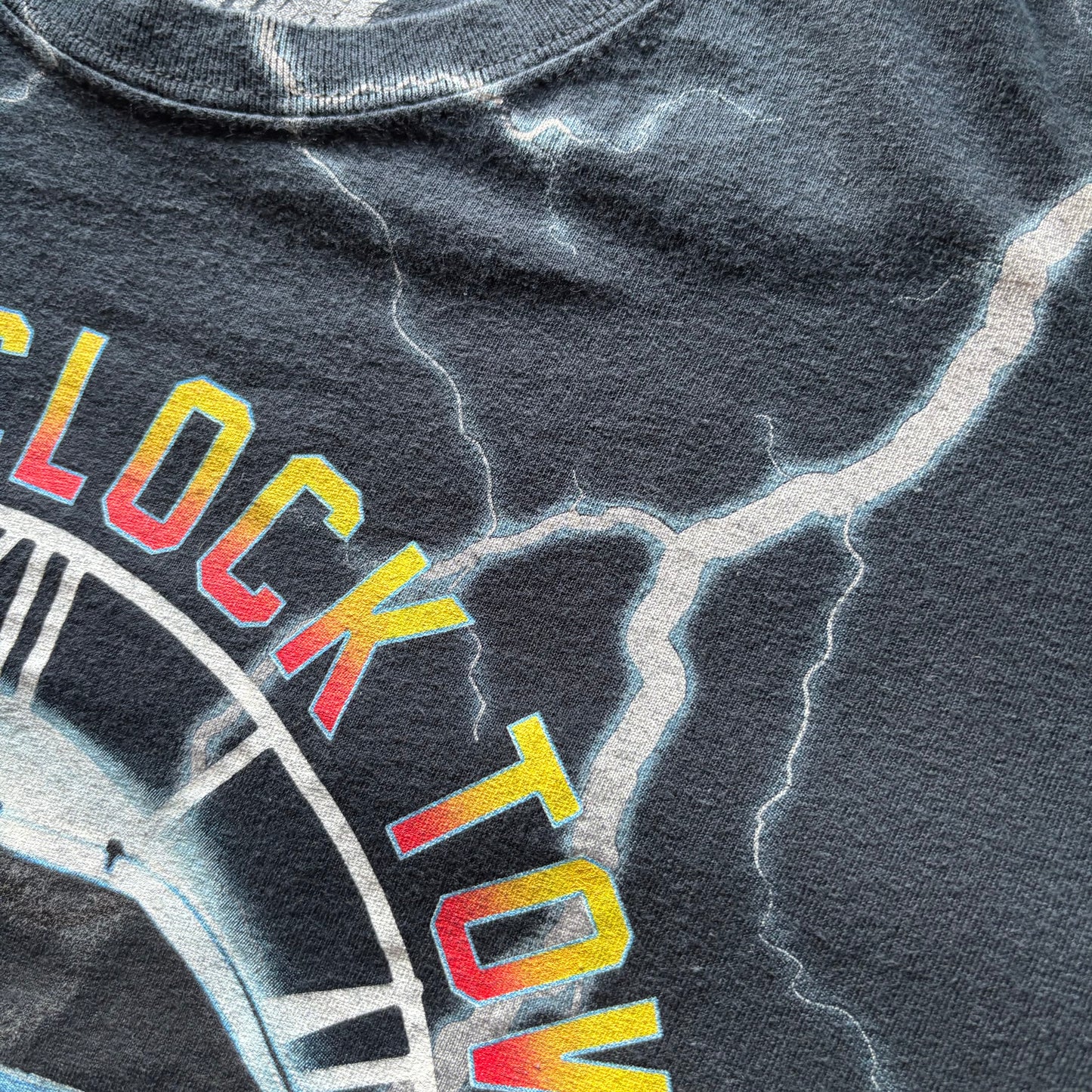00's BACK TO THE FUTURE 映画 両面プリント ムービーTシャツ 黒 L/A7253T-SO