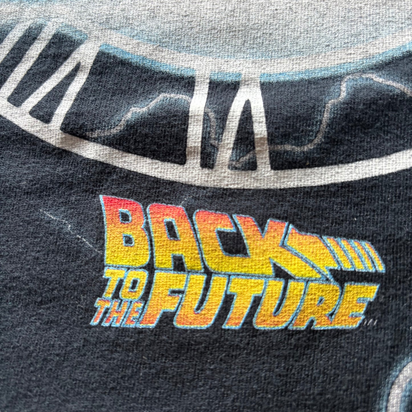 00's BACK TO THE FUTURE 映画 両面プリント ムービーTシャツ 黒 L/A7253T-SO