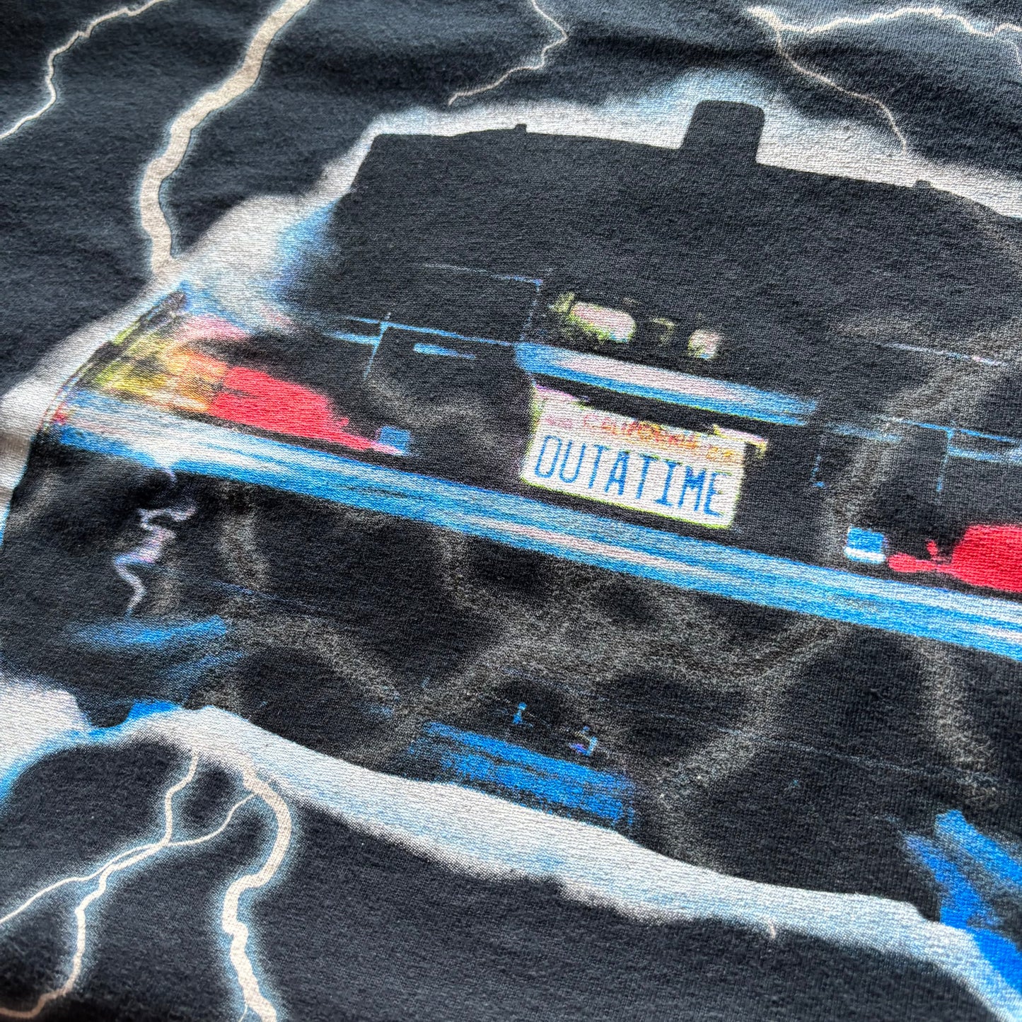 00's BACK TO THE FUTURE 映画 両面プリント ムービーTシャツ 黒 L/A7253T-SO