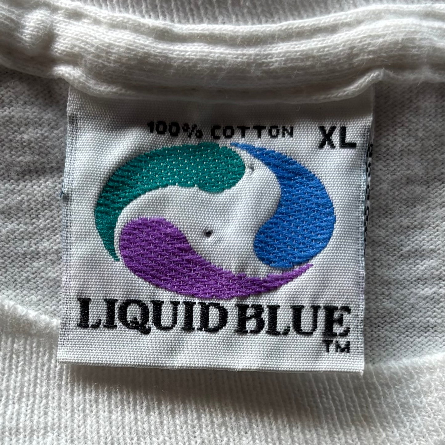 90's LIQUID BLUE GRATEFUL DEAD ダンシングベアー 白 XL /A2693T-SO