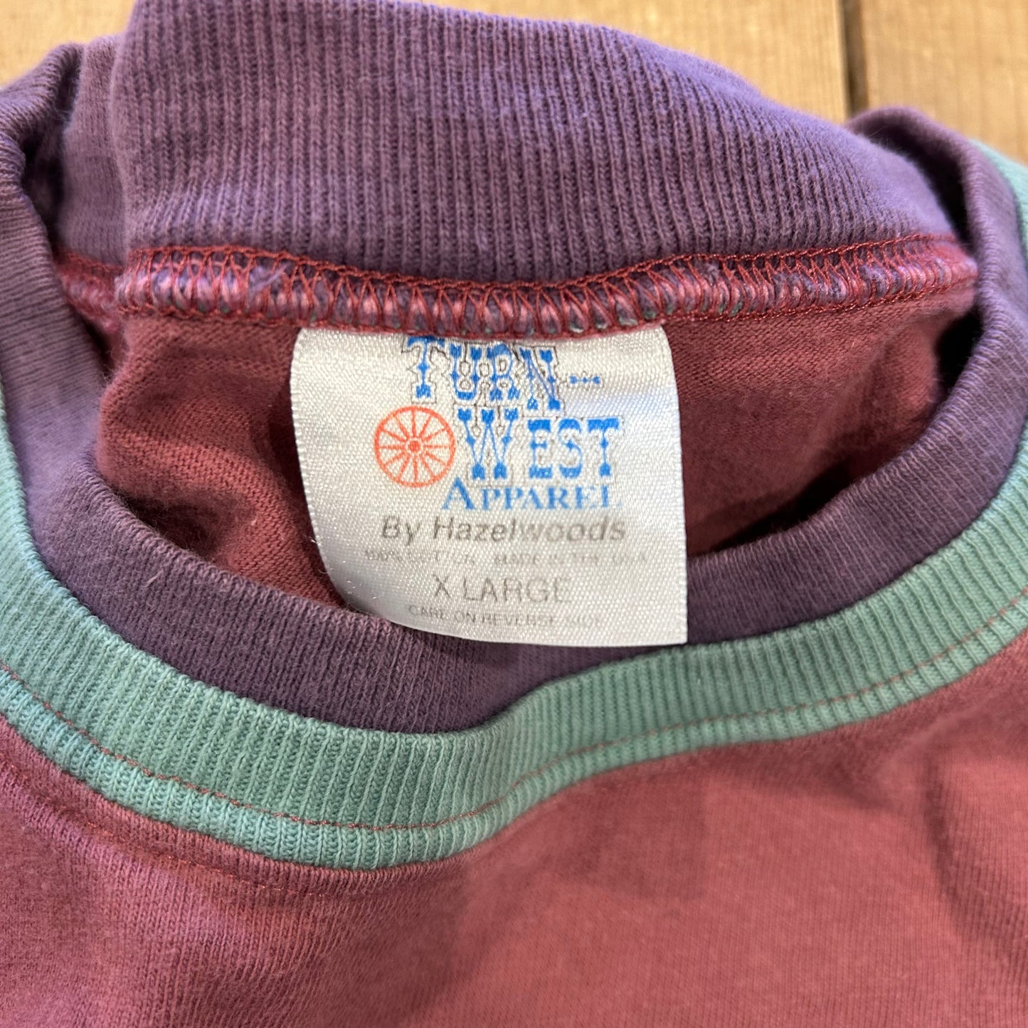 90's Hazelwoods ARIZONA ポケットTシャツ インディアンバード(XL)/A4128T-SO