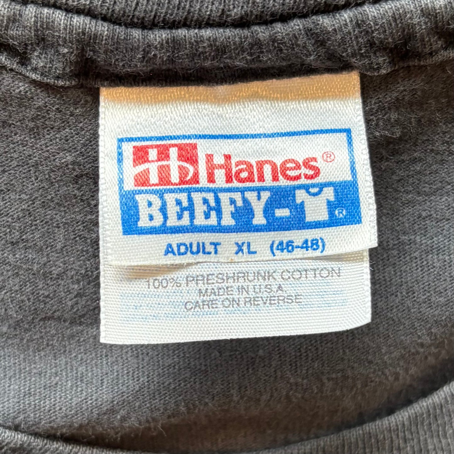 90's Hanes ERNIE BALL 企業 プリントTシャツ 黒 XL/A7065T-SO