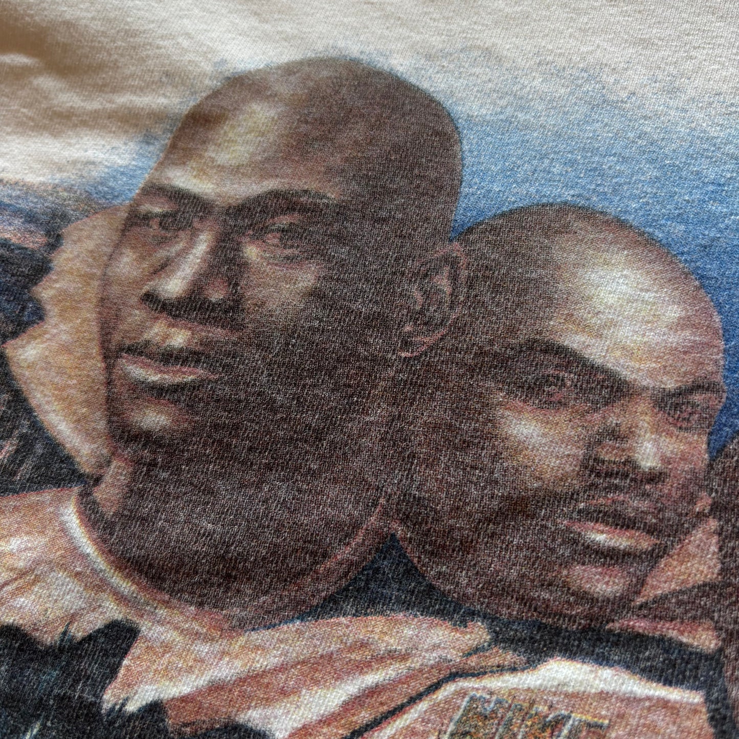 90's NIKE MOUNT DUNKMORE NBA プリントTシャツ 白 推定Mサイズ/A6459T-SO