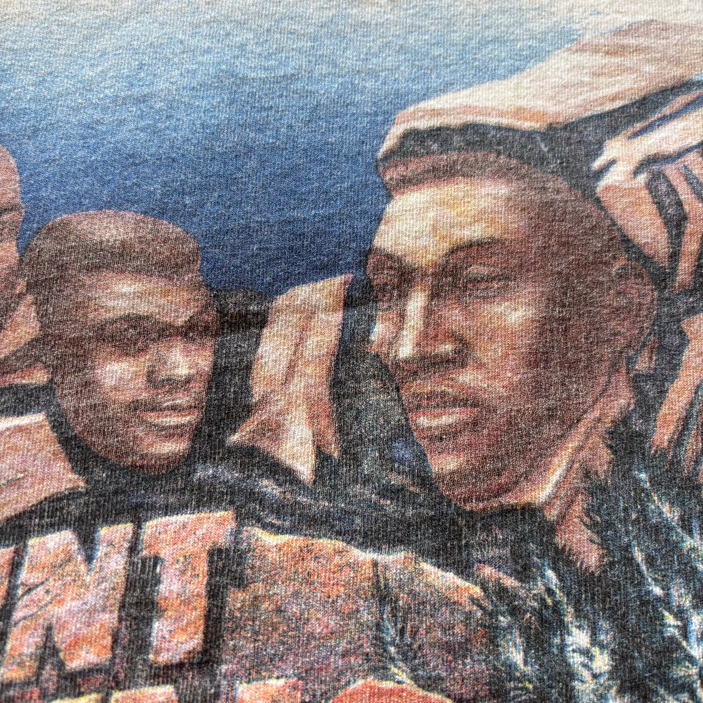 90's NIKE MOUNT DUNKMORE NBA プリントTシャツ 白 推定Mサイズ/A6459T-SO