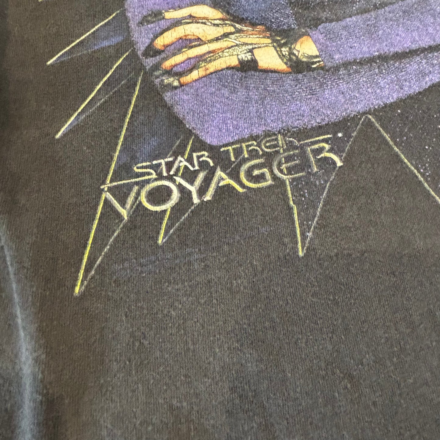 00's STAR TREK VOYAGER "7 seven of 9 nine" スタートレック セブンオブナイン Tシャツ (L)/A7263T-SO