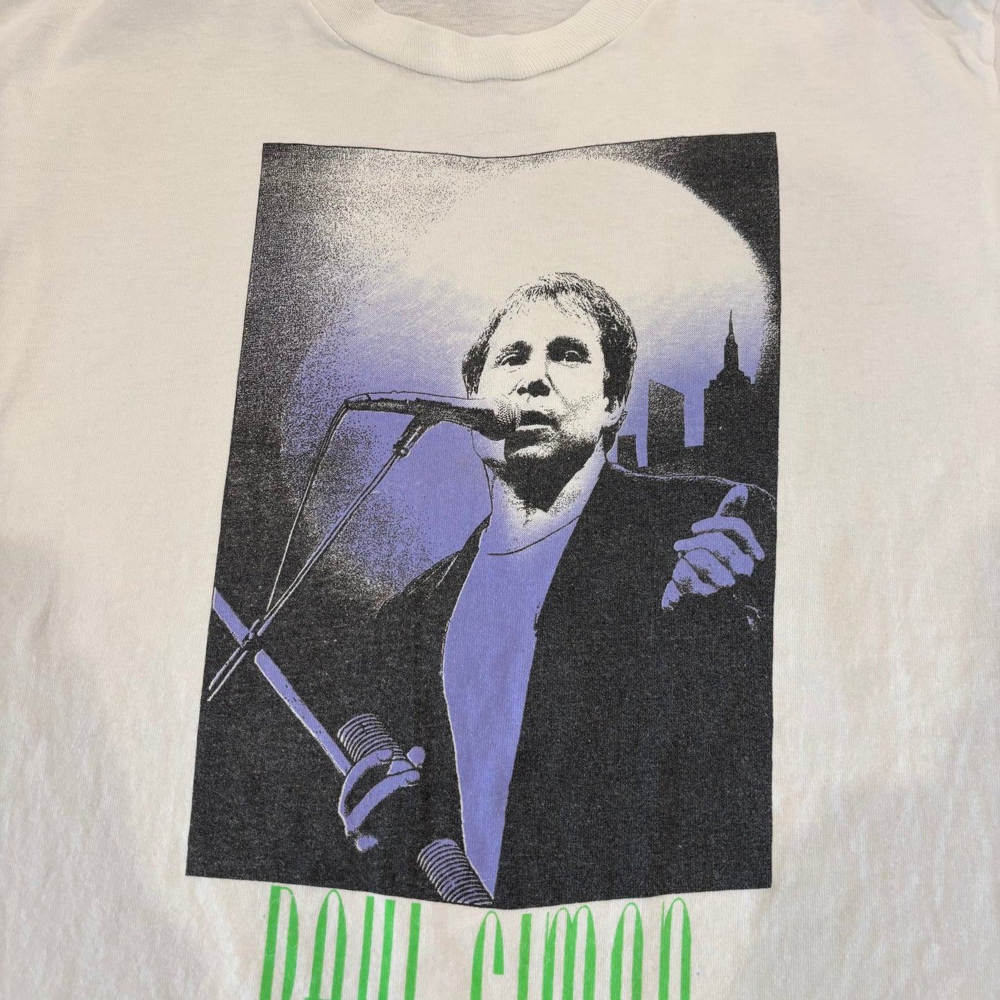 90's PAUL SIMON "LIVE IN CENTRAL PARK" ホワイト (XL)/A7258T-SO