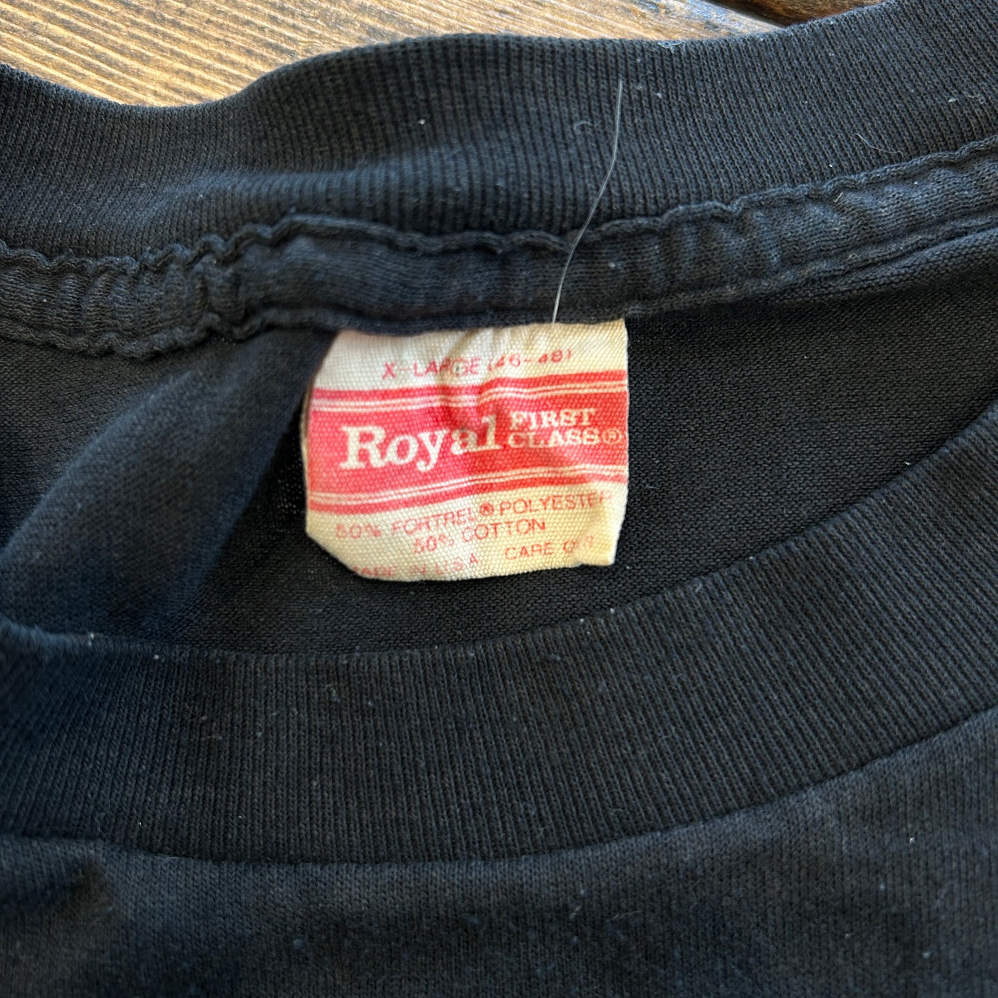 80's miller ミラー ロゴTシャツ ビール企業T アドバタイジング Royal 黒(XL)/A7323T-SO